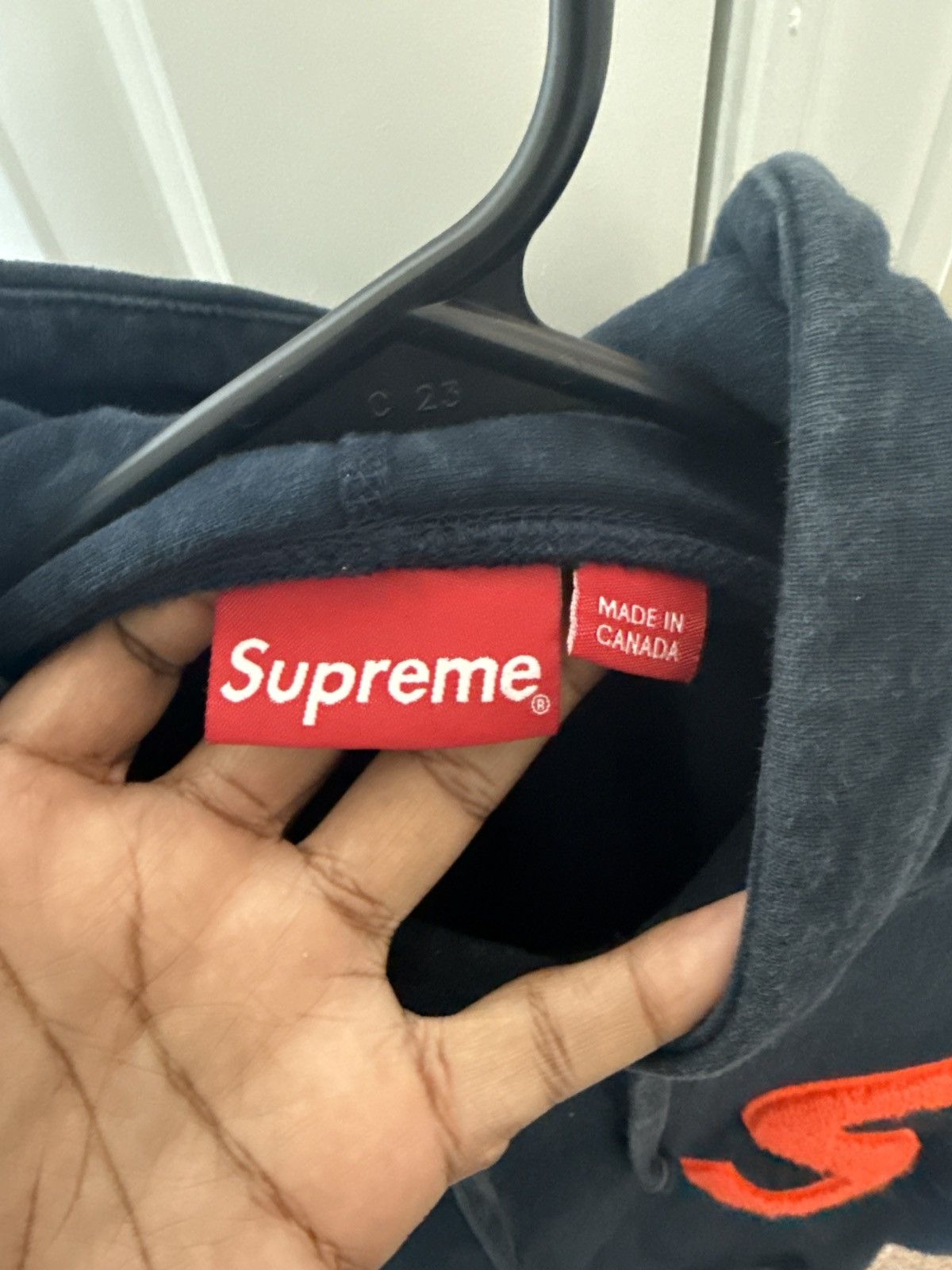 Supreme Supreme Logo S Hoodie Size US L / EU 52-54 / 3 - 3 Thumbnail