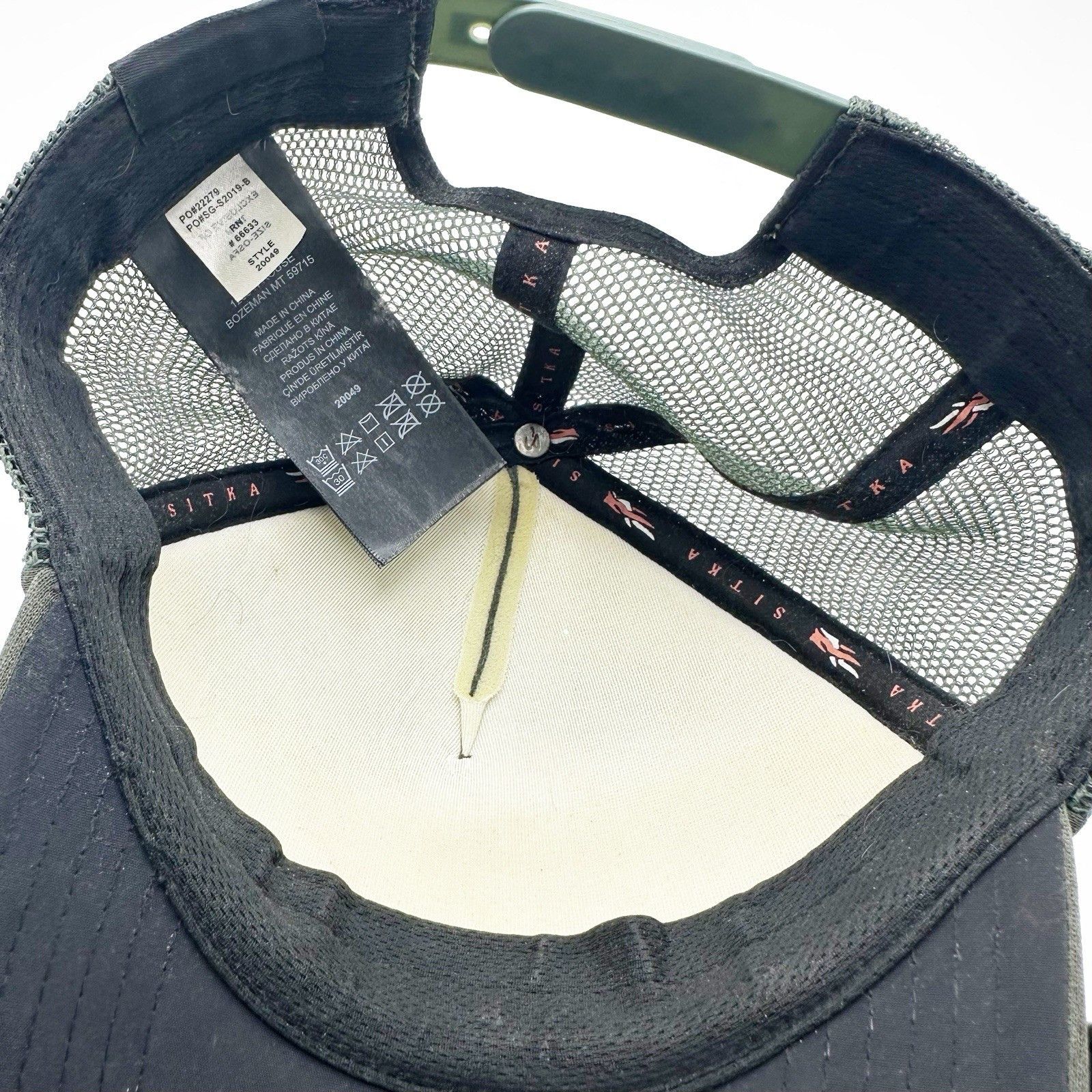 SITKA Sitka Gear Antler Evolution Foam Trucker Hat Green Snapback Size ONE SIZE - 9 Thumbnail