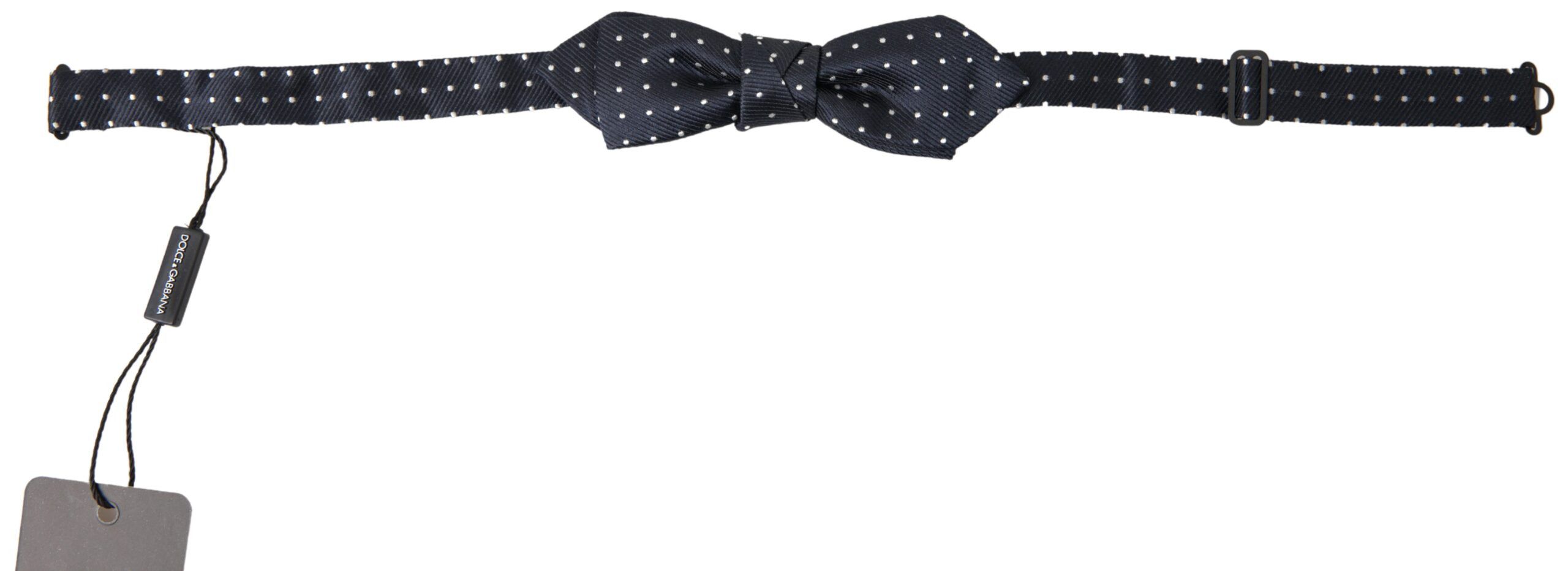 Dolce & Gabbana Elegant Blue Silk Bow Men's Tie Size ONE SIZE - 1 Thumbnail