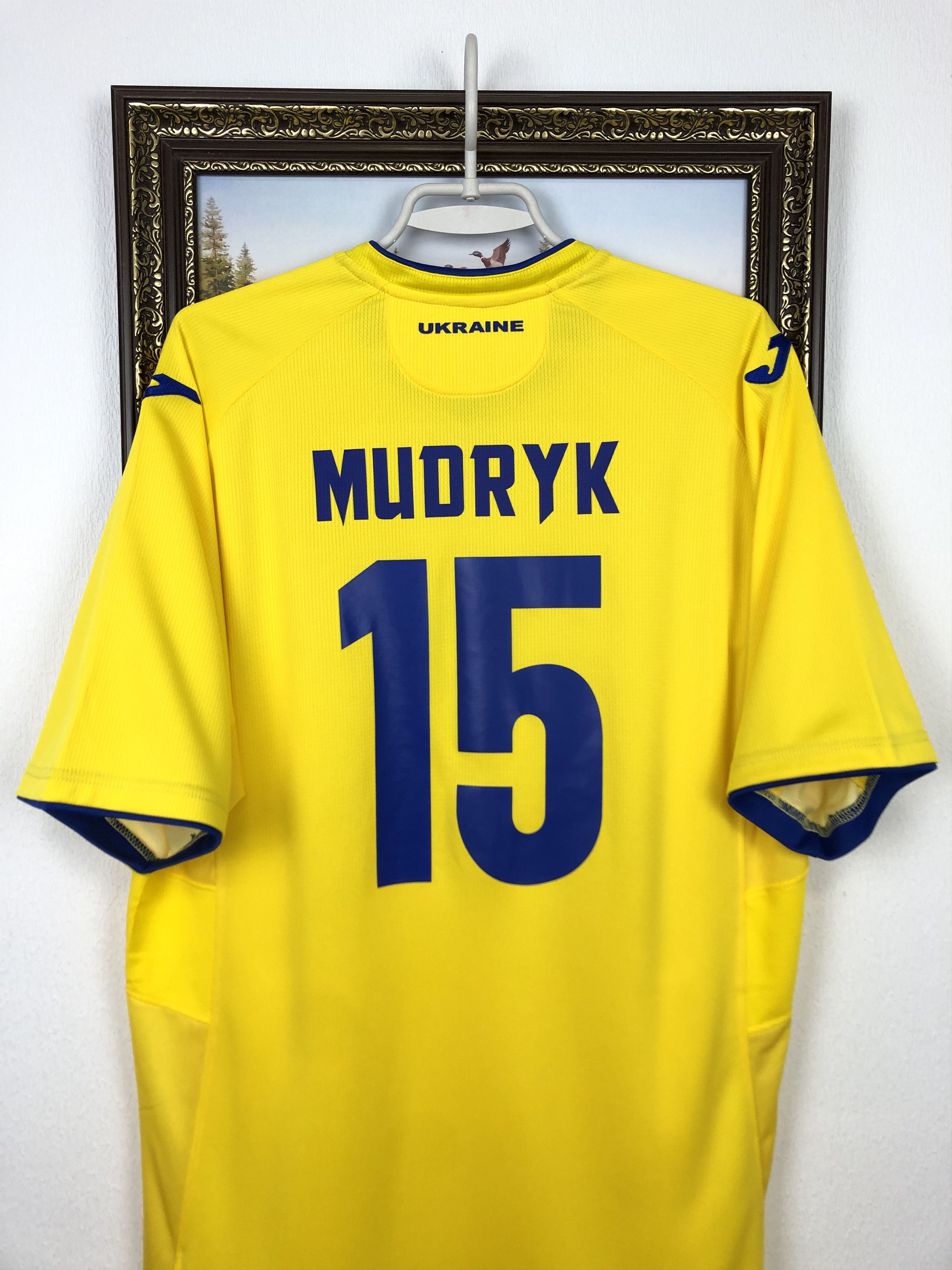 Other Ukraine football shirt 2020 Soccer Joma Mudryk Jersey Size US XL / EU 56 / 4 - 8 Thumbnail