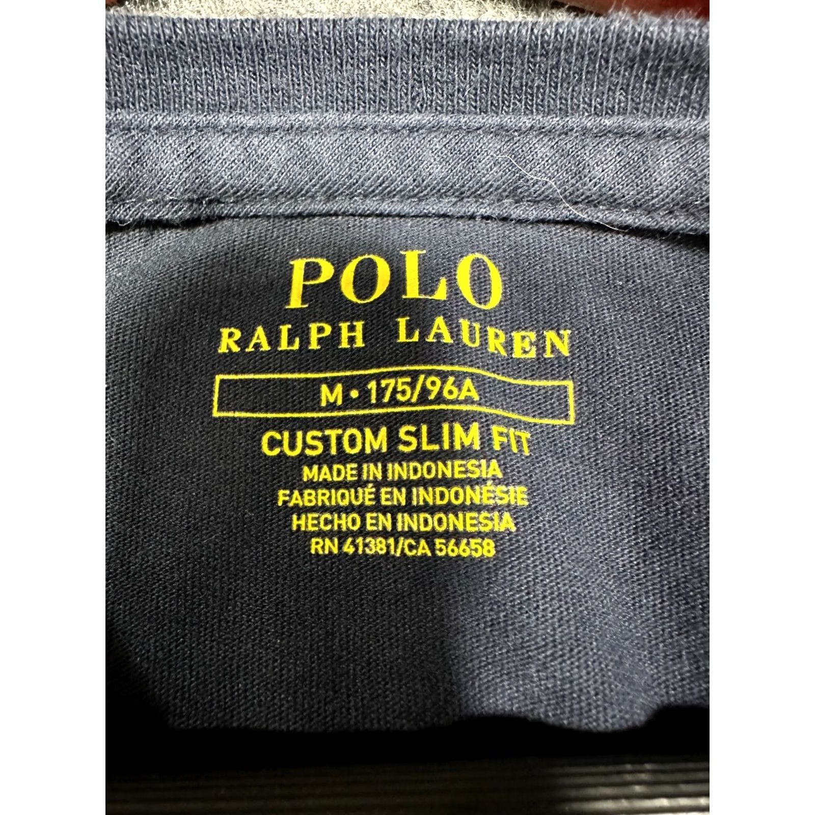 Polo Ralph Lauren Polo Ralph Lauren Tee Shirt Mens M Blue Cotton Short Sleeve Slim Fit Logo Shirt Size US M / EU 48-50 / 2 - 5 Thumbnail