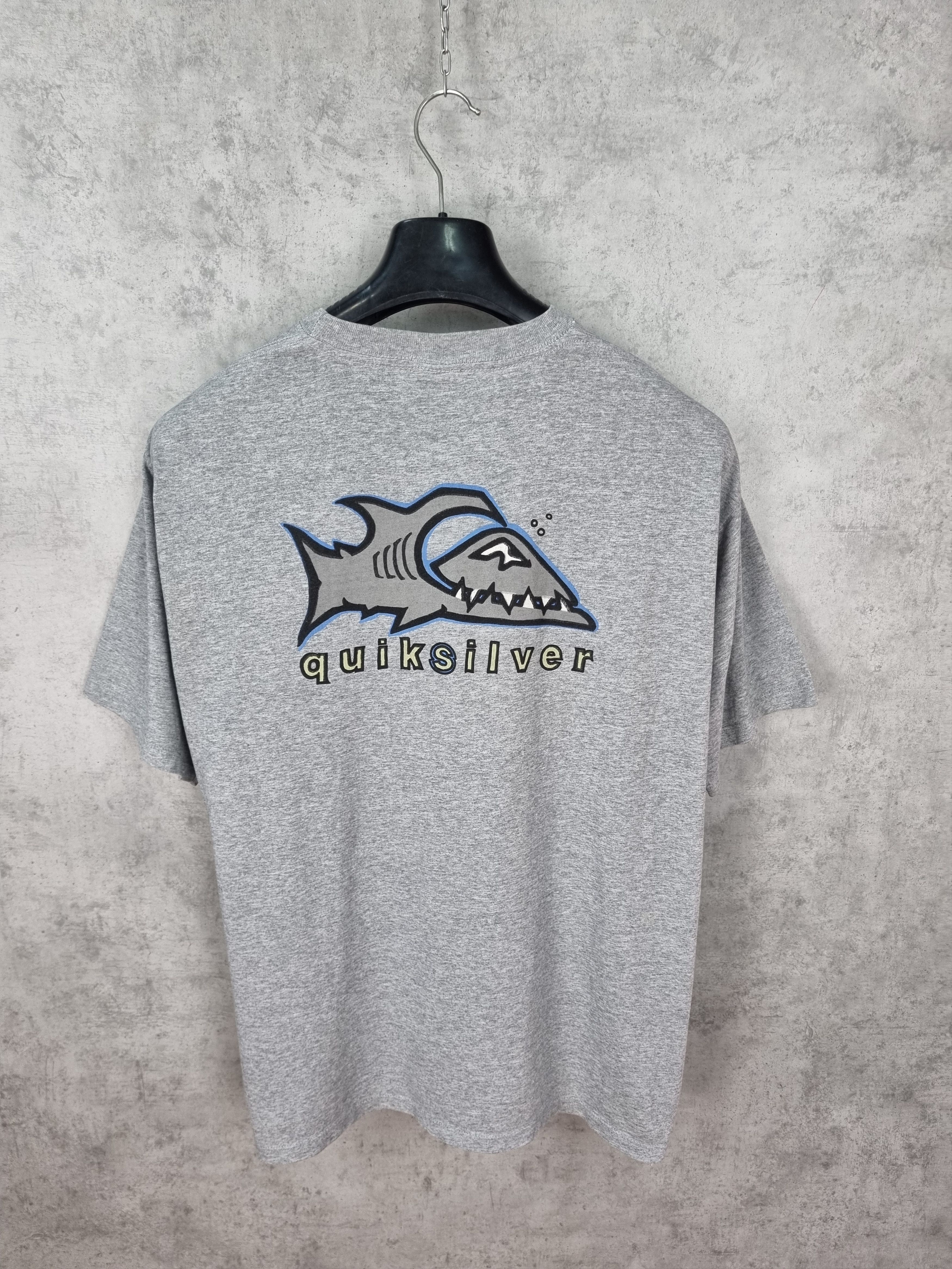 Quiksilver × Vintage Rare early 90s Quiksilver Big Logo Vintage Tee shirt Size US L / EU 52-54 / 3 - 5 Thumbnail
