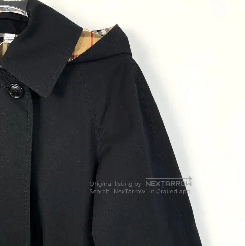 Burberry Burberry Black Cotton Women's Trench Coat. Size XS / US 0-2 / IT 36-38 - 3 Thumbnail