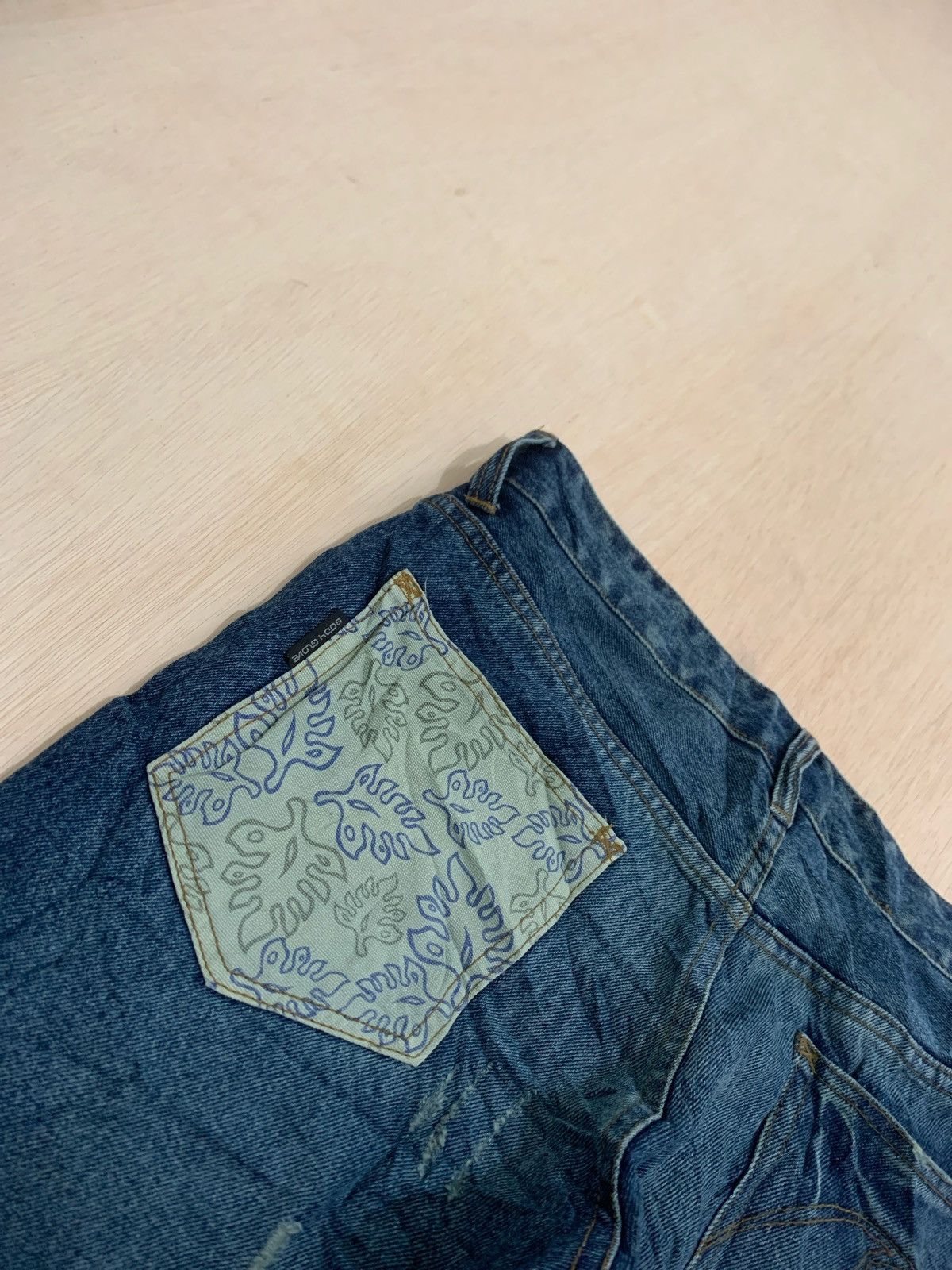 Hysteric Glamour × If Six Was Nine × Japanese Brand Y2k Body Glove Ifsixwasnine Punks Style Denim Jeans Size US 31 - 7 Thumbnail