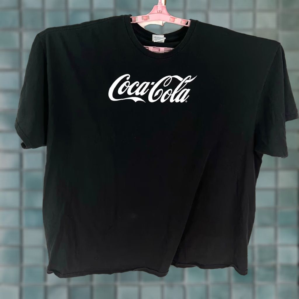 Vintage Coca-Cola Graphic T-Shirt Men’s 3XL Black Short Sleeve Crew Neck Heavyweight Size US XXL / EU 58 / 5 - 1 Thumbnail