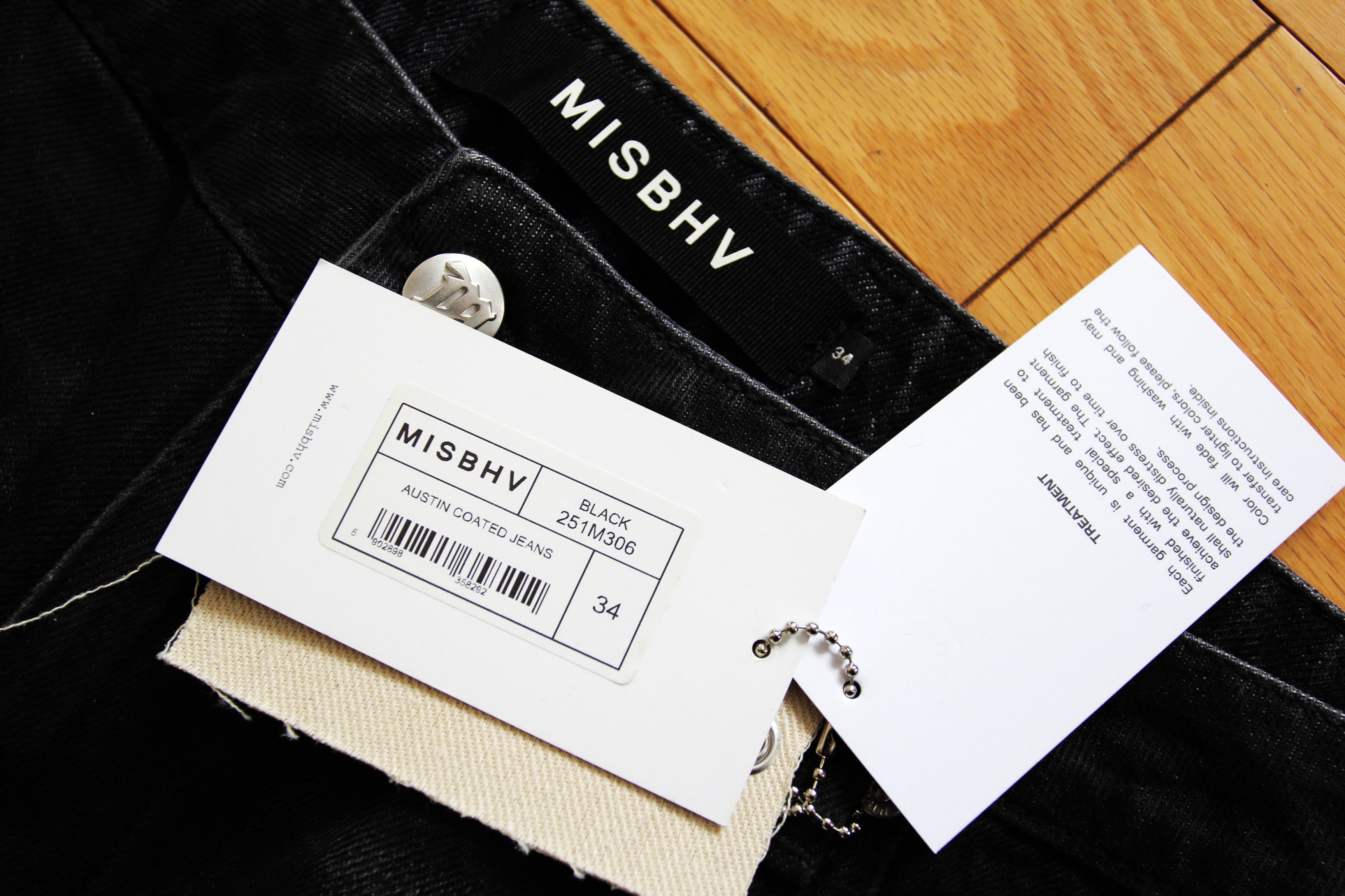 Misbhv BNWT AW25 MISBHV AUSTIN COATED JEANS 34 Size US 34 / EU 50 - 8 Thumbnail