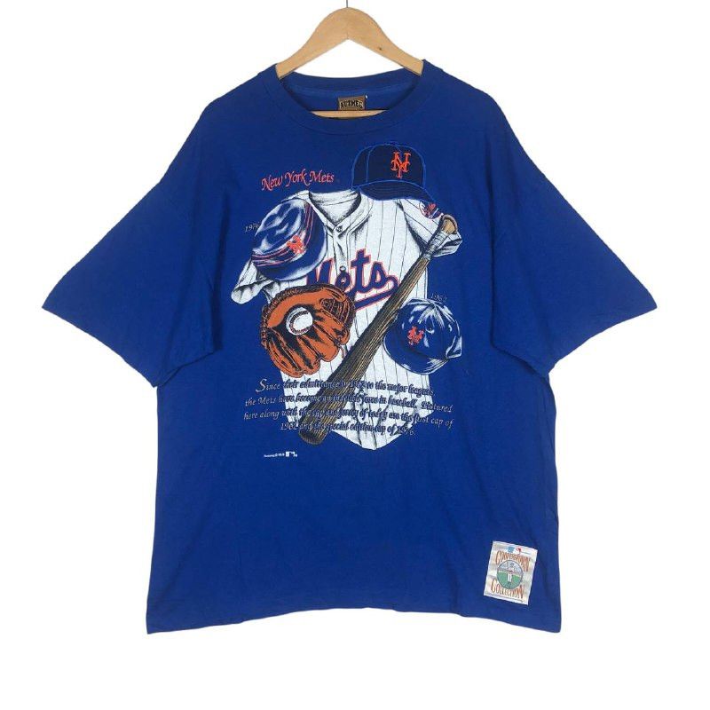 MLB × Nutmeg × Vintage Vintage Nutmeg New York Mets men t-shirt Size US XL / EU 56 / 4 - 1 Thumbnail