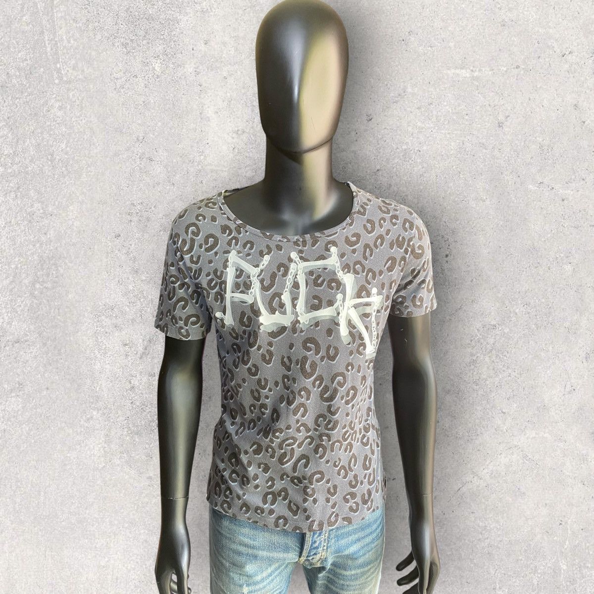 Vivienne Westwood Bone Tromp-lie “Fuck” Leopard Tee Size US S / EU 44-46 / 1 - 2 Thumbnail