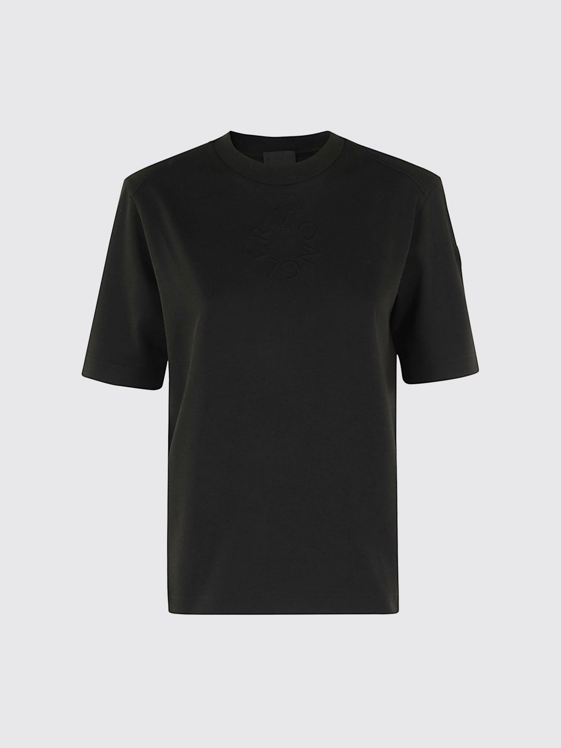 image of Moncler T-Shirt Woman Black, Women's (Size Medium)