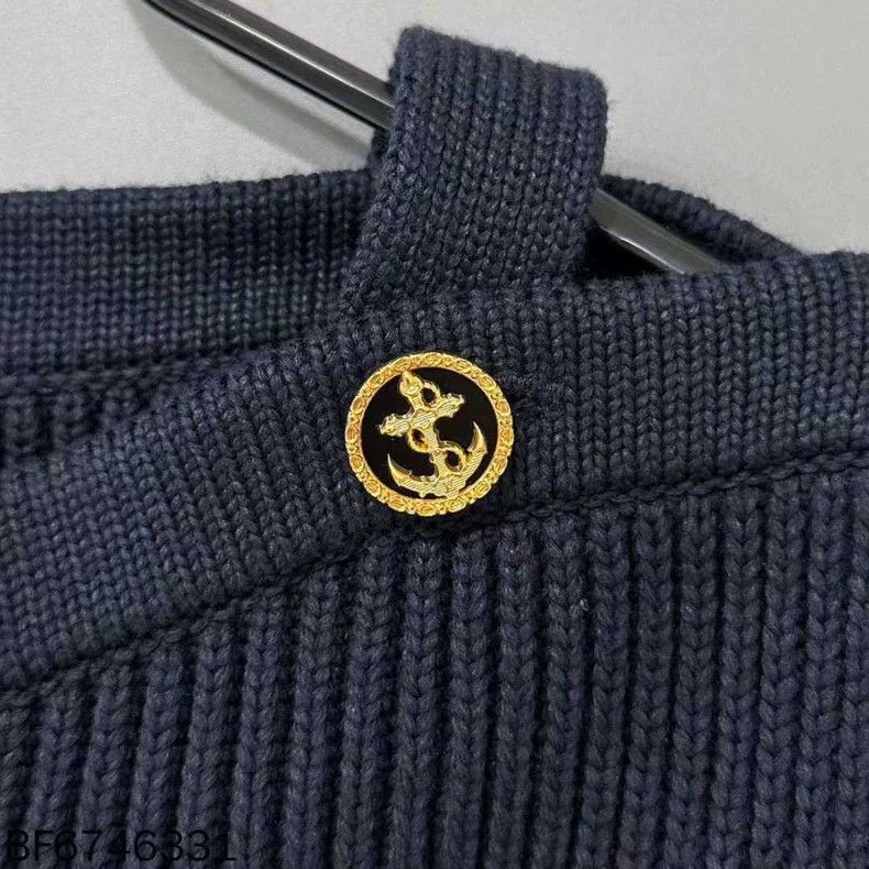Louis Vuitton Louis Vuitton One Shoulder Anchor Button Knit Dress Size M / US 6-8 / IT 42-44 - 6 Thumbnail