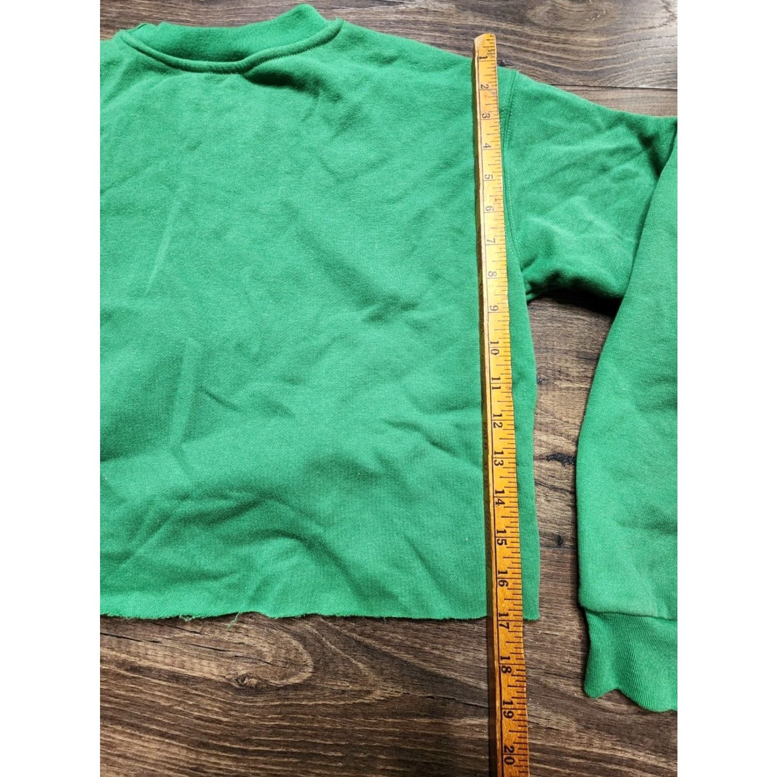 Vintage Coca-Cola Juniors Cropped Sweatshirt Green Crew Neck Long Sleeve Graphic Print M Women Size M / US 6-8 / IT 42-44 - 3 Thumbnail