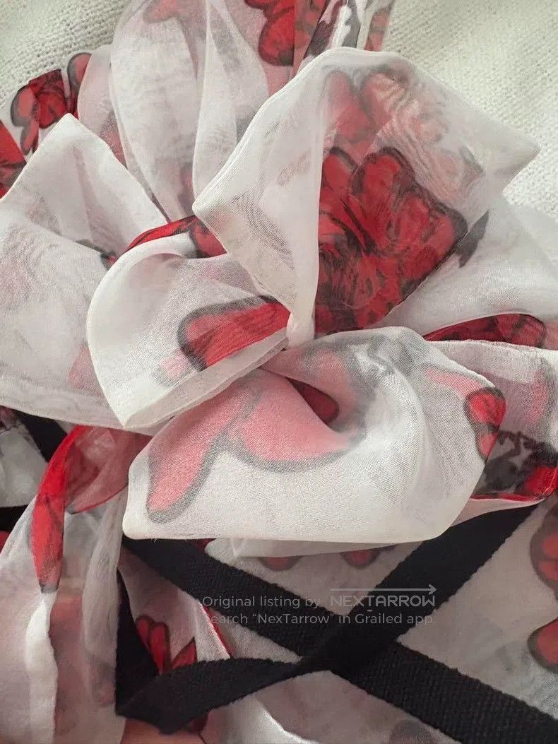 Comme des Garcons Comme Des Garcons Red vintage floral dress Size M / US 6-8 / IT 42-44 - 6 Thumbnail