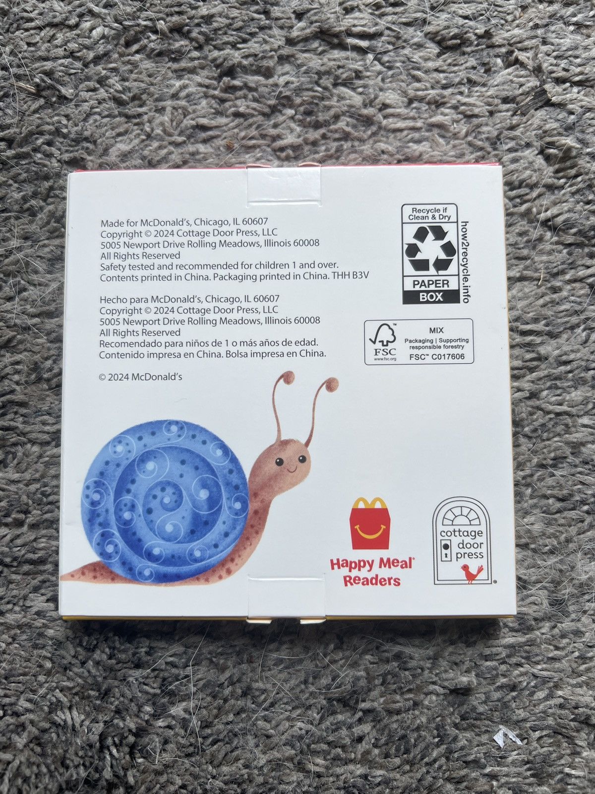 Hypebeast 2024 McDonald’s Happy Meal Readers Little Yellow Bee Size ONE SIZE - 2 Thumbnail