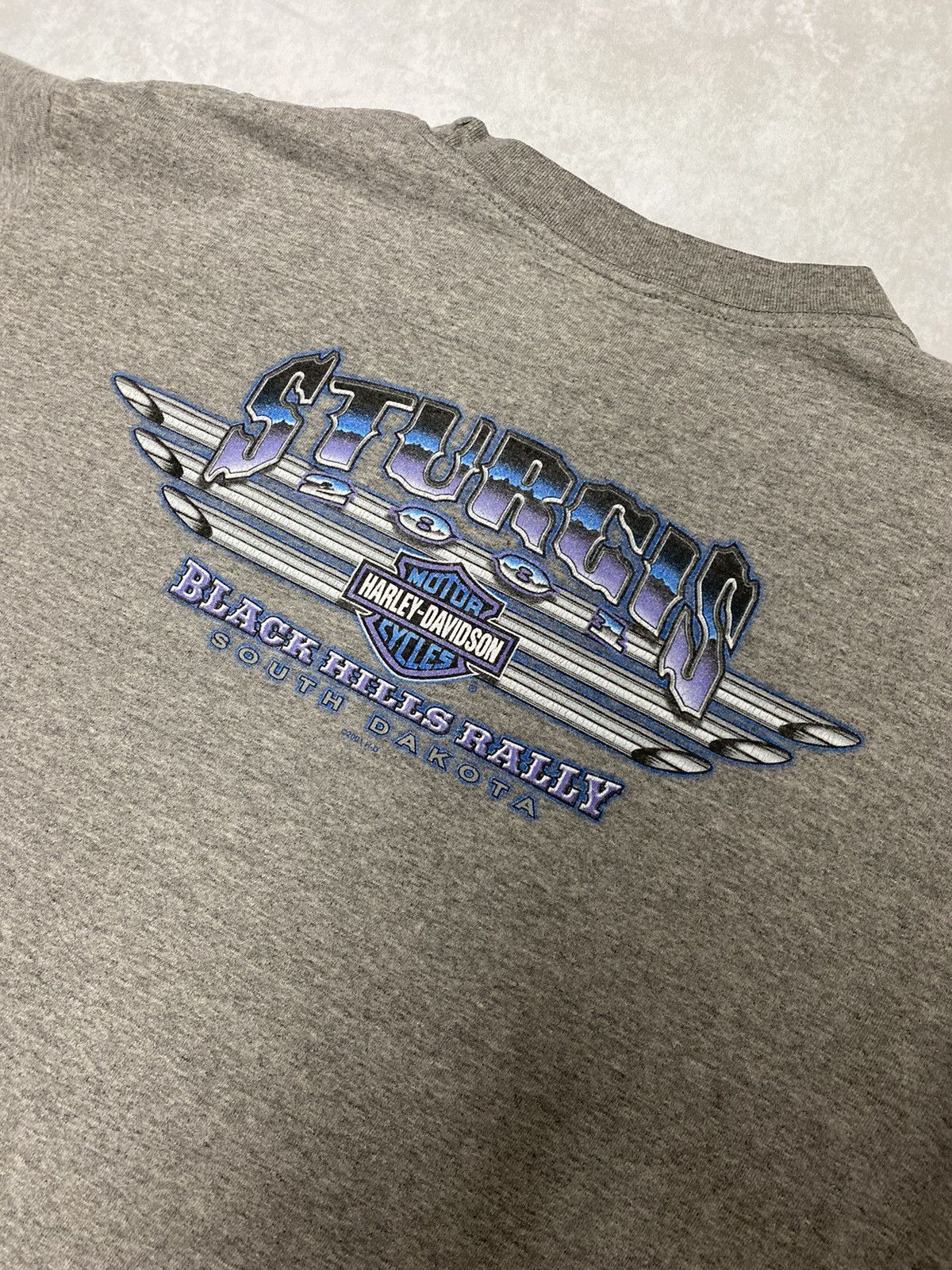 Harley Davidson × Vintage Vintage Crazy 2000’s Biker Streetwear Harley Davidson Tee L Size US L / EU 52-54 / 3 - 5 Thumbnail