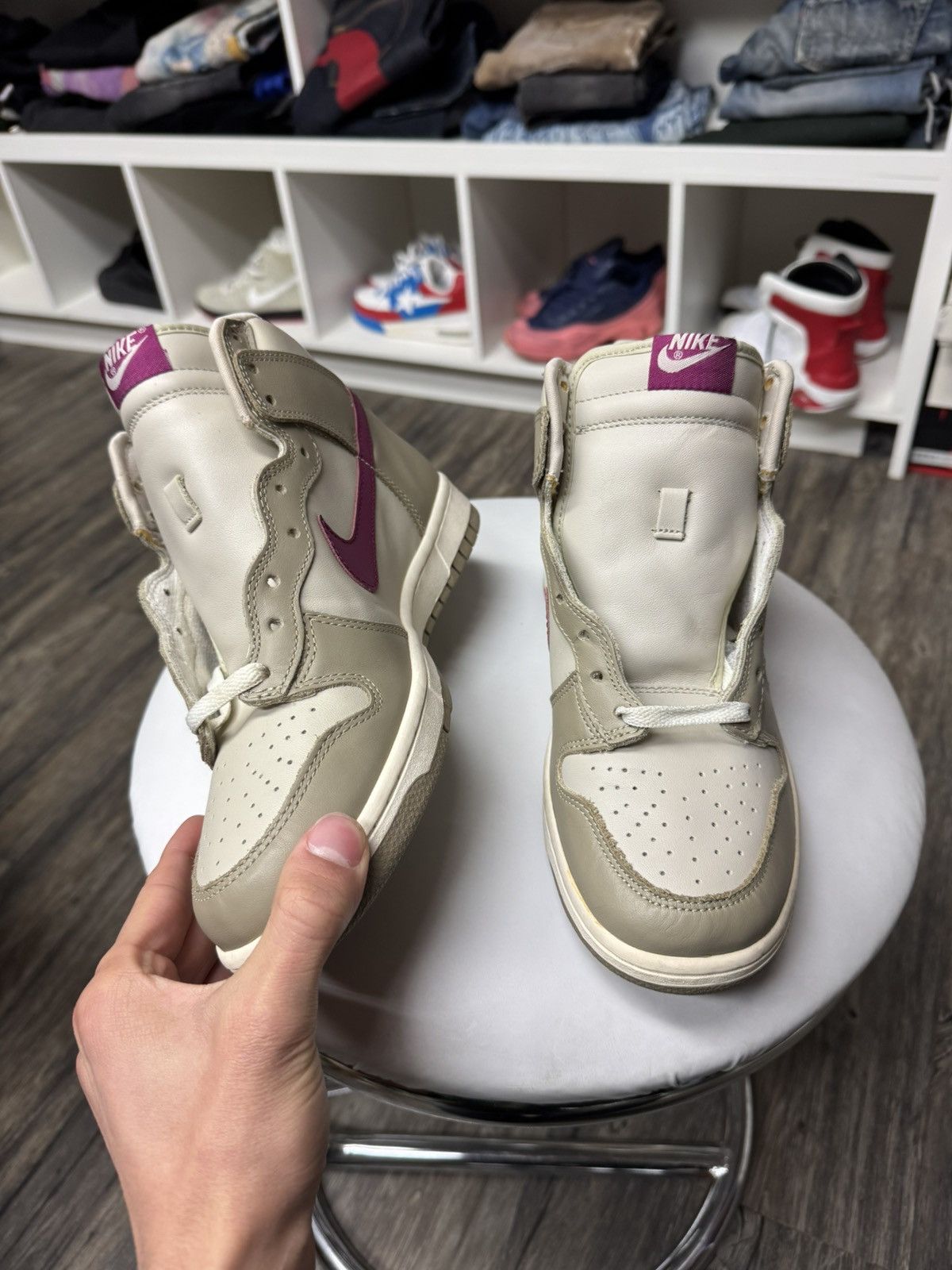 Nike Nike Dunk Hi 2003 *Raspberry Cream* DS Size US 9.5 / EU 42-43 - 2 Thumbnail