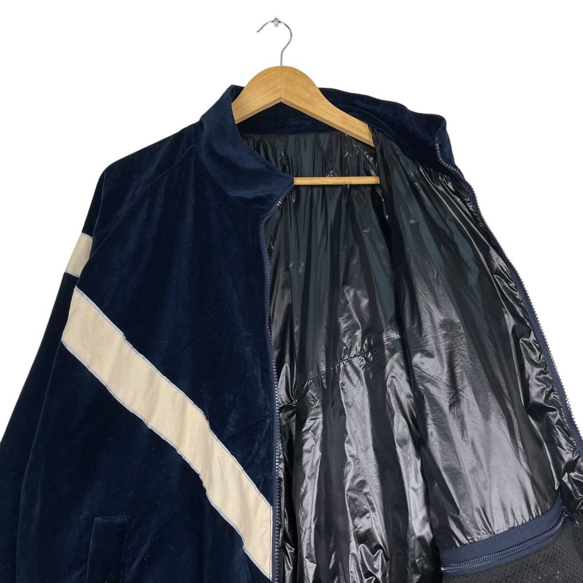 Japanese Brand × Sunny Sports 💥SUNNY SPORT VELVET ZIPPER BOMBER JACKET Size US L / EU 52-54 / 3 - 10 Thumbnail