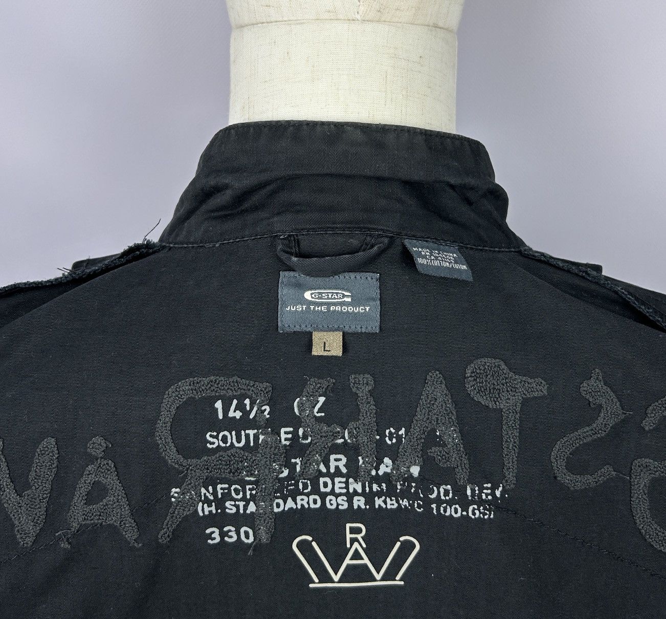 G-Star G Star Royal Art Jacket Big Logo Black RARE Size L Size US L / EU 52-54 / 3 - 12 Thumbnail