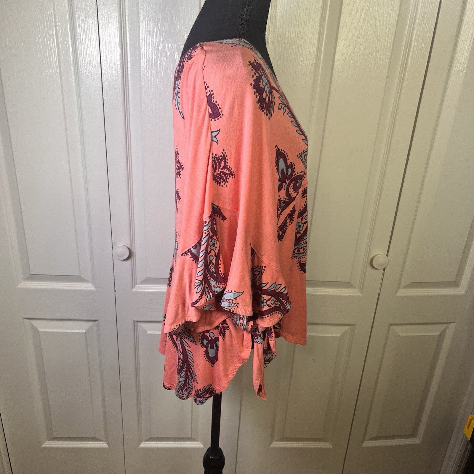 Free People Free People Maui Wowie Printed Knit Top $78 Small Passion F Size S / US 4 / IT 40 - 5 Thumbnail