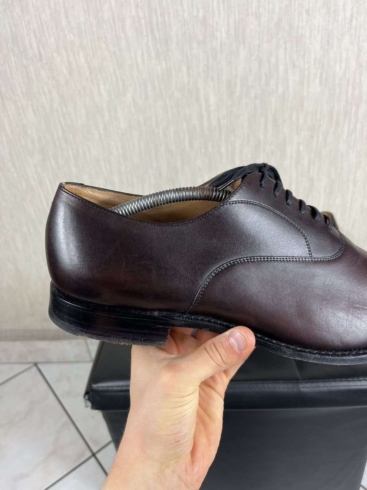Church's Church’s Kentford classic leather shoes burgundy shade Size US 10 / EU 43 - 5 Thumbnail