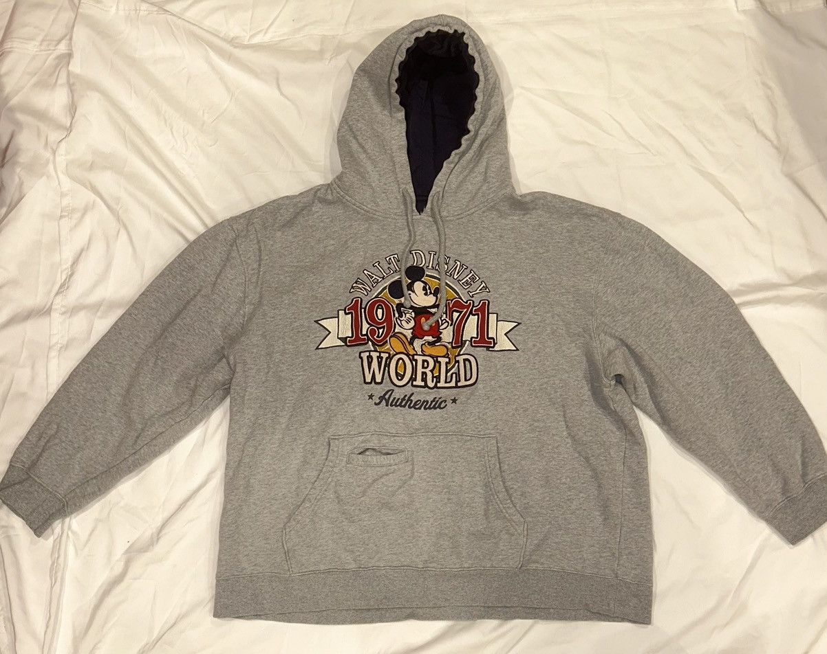 Disney WALT DISNEY WORLD Grey Hoodie Sz.XL 1971 Disney Parks Size US XL / EU 56 / 4 - 1 Thumbnail