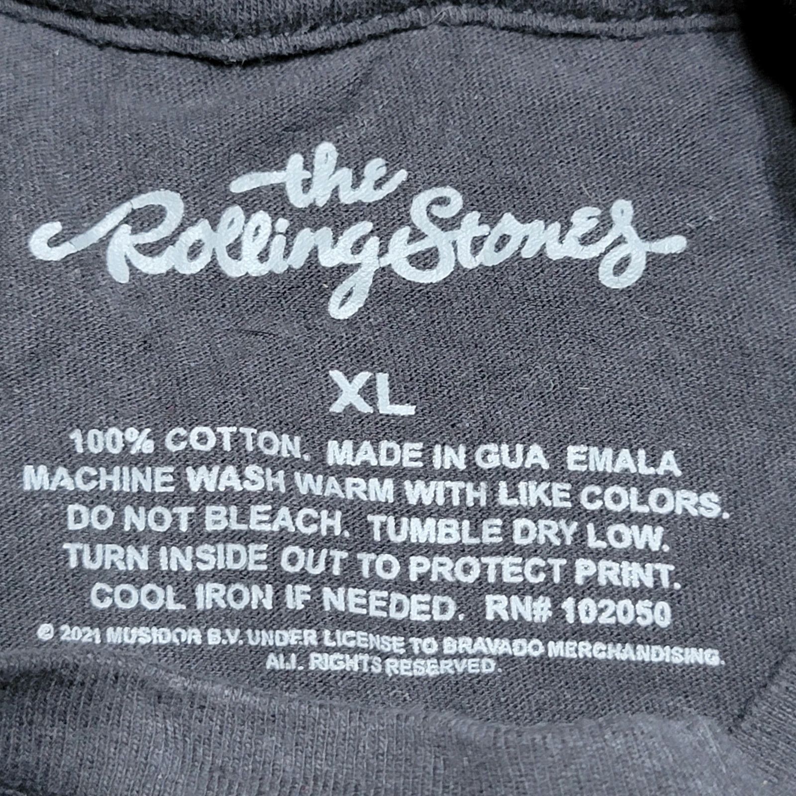 The Rolling Stones Rolling Stones Black Unisex Tee "1975 US Tour" Size Medium Size M / US 6-8 / IT 42-44 - 4 Thumbnail