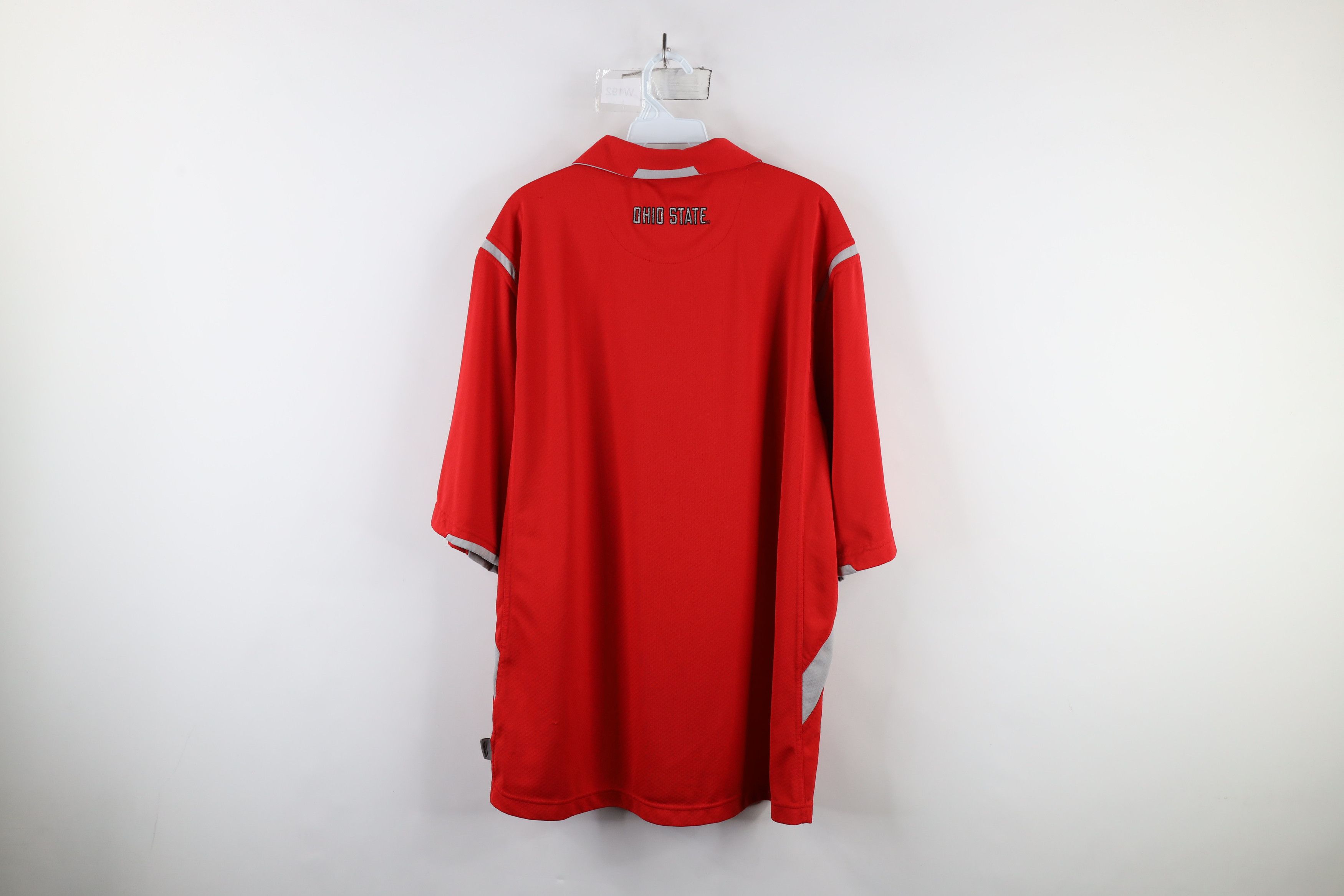 Nike × Vintage Vintage Nike Mini Swoosh Ohio State University Polo Shirt Size US XL / EU 56 / 4 - 14 Thumbnail
