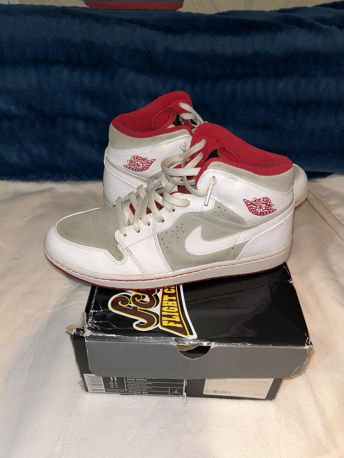 Jordan Brand Jordan Retro 1 (HARE) 2009 Size US 11 / EU 44 - 6 Thumbnail