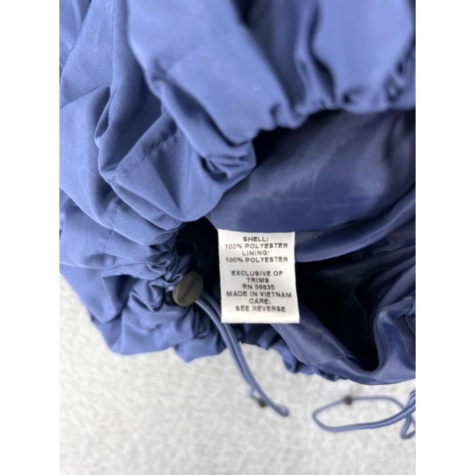 Vintage Cabelas's Sweater Womens Extra Large Blue V-Neck Long Sleeve 100% Polyester Size XL / US 12-14 / IT 48-50 - 4 Thumbnail