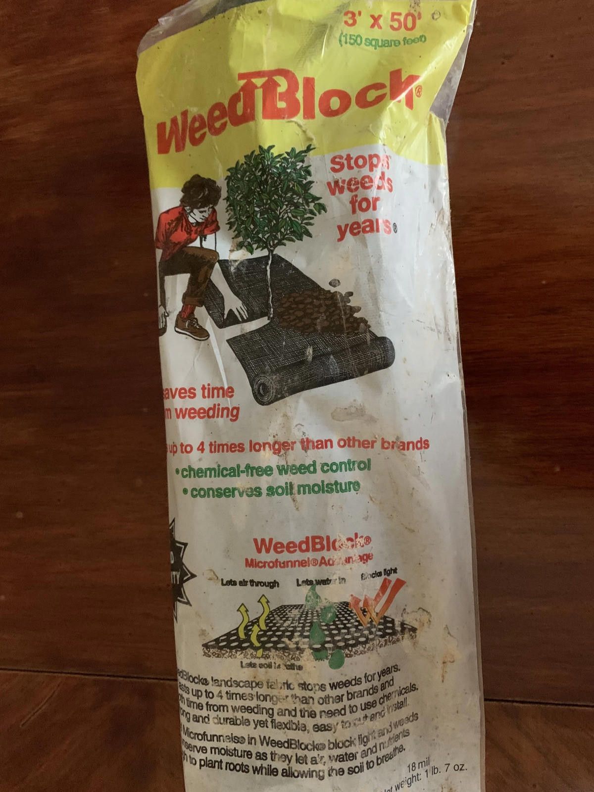 Other 3' X 50' (150 sqr ft) WeedBlock Garden Fabric Size ONE SIZE - 1 Thumbnail
