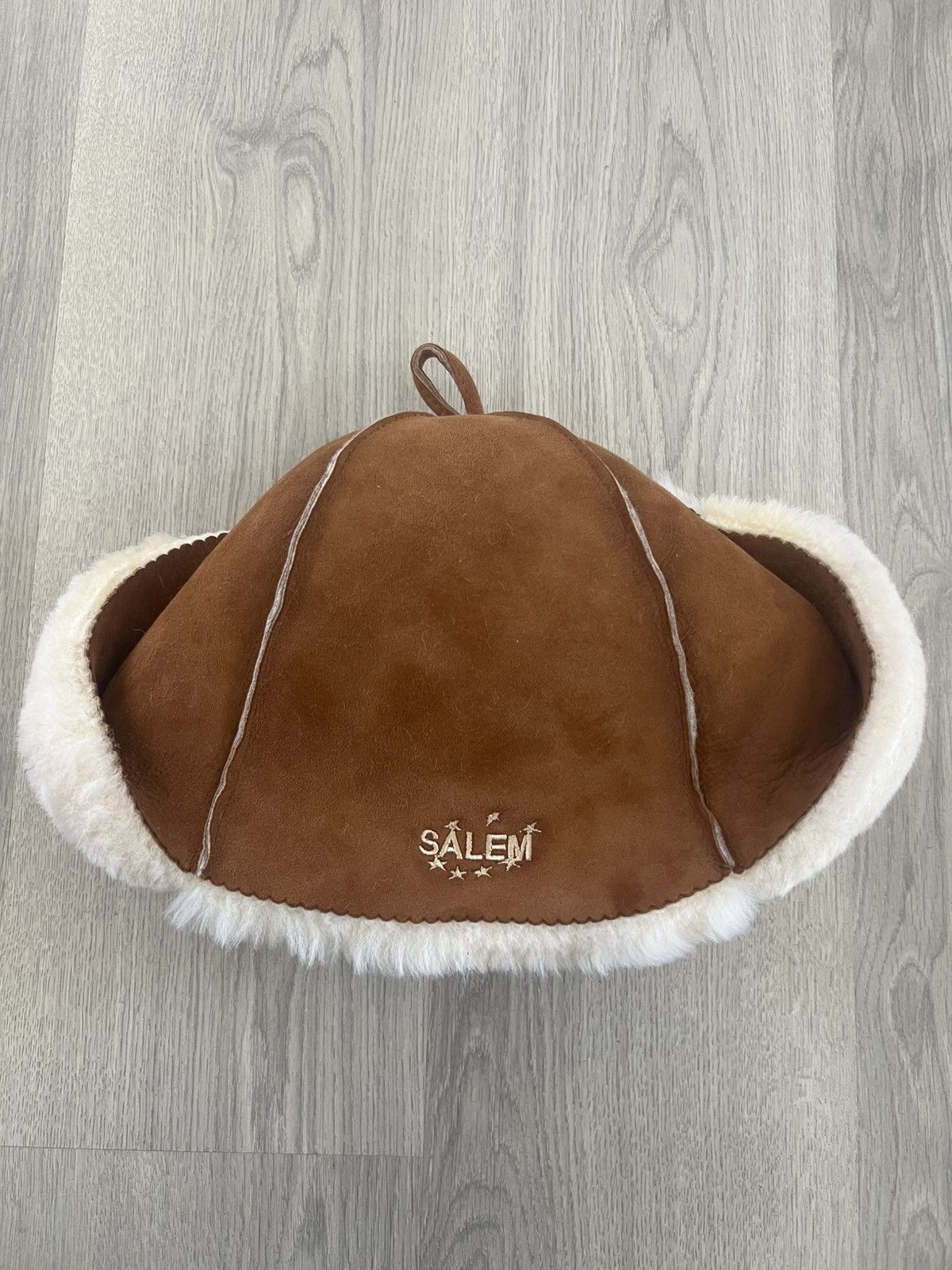 S4LEM Sheepskin Sauna Hat Size ONE SIZE - 5 Thumbnail