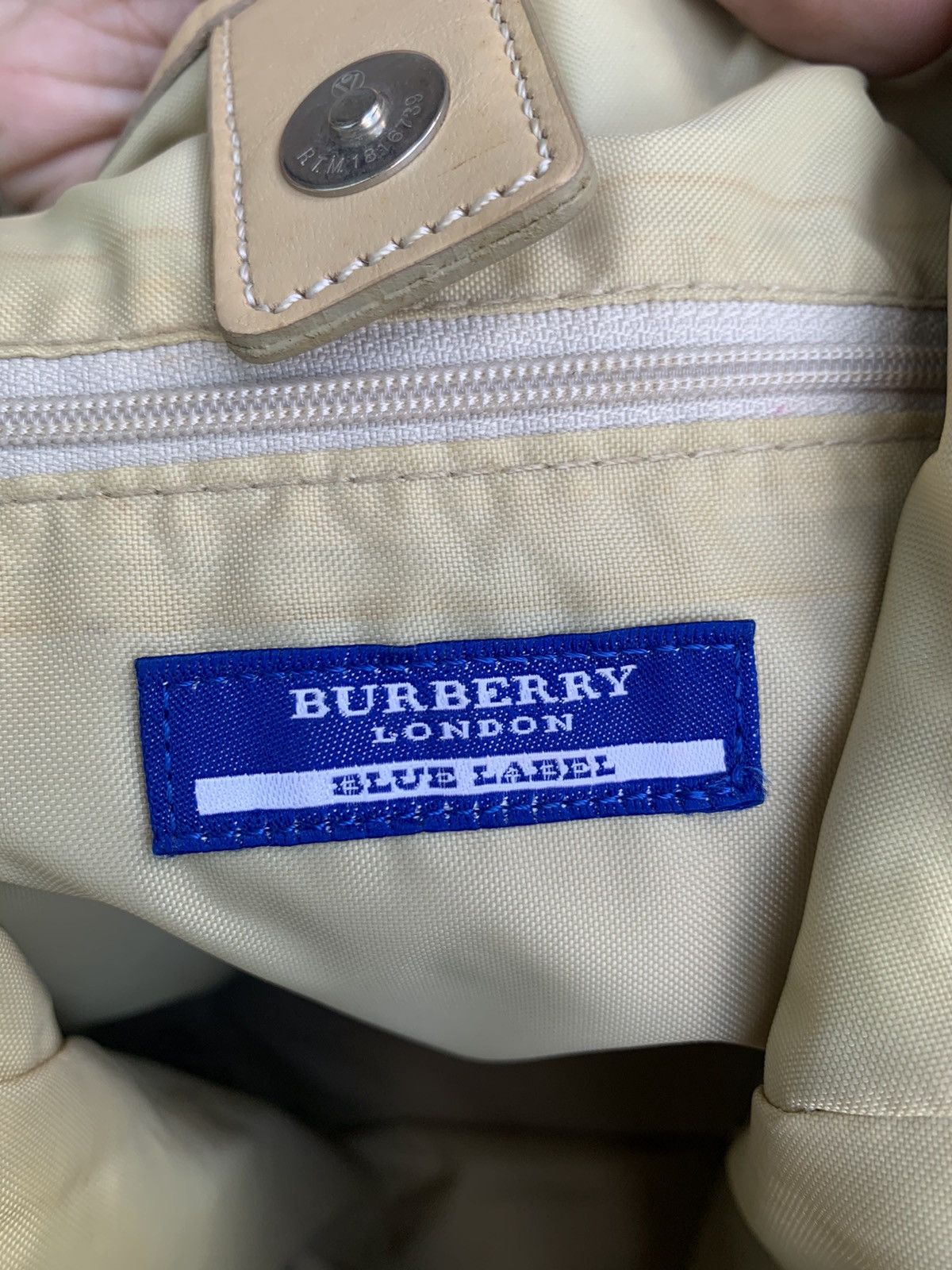 Burberry Blue Label Nova Check Tote Bag Size ONE SIZE - 12 Thumbnail