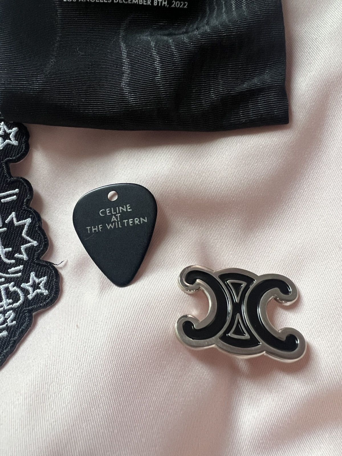 Celine × Hedi Slimane Celine Hedi slimane at the Wiltern VIP item goodies pin Size ONE SIZE - 2 Thumbnail