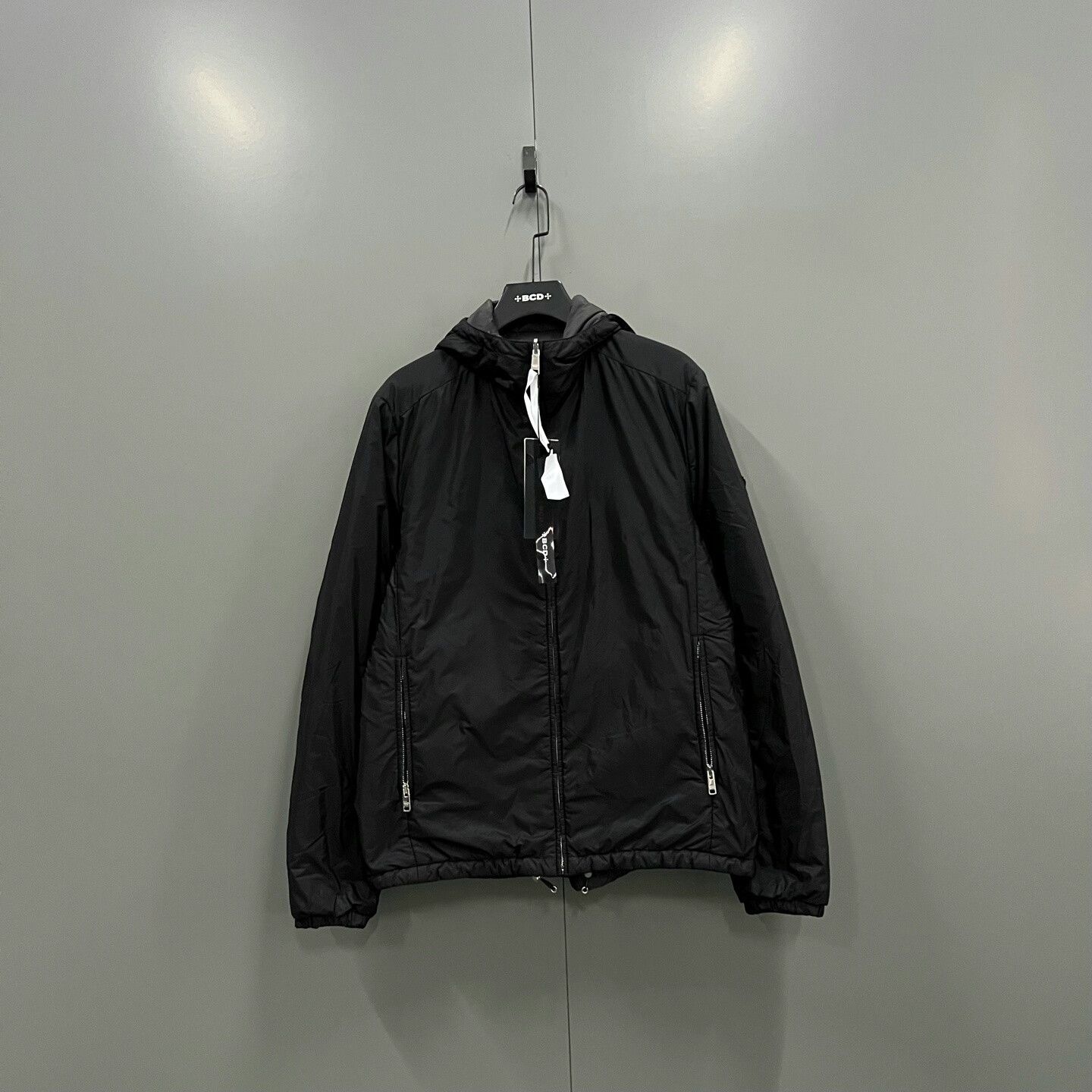 Prada PRADA Black Nylon Double-Sided Coat Size US XL / EU 56 / 4 - 1 Thumbnail