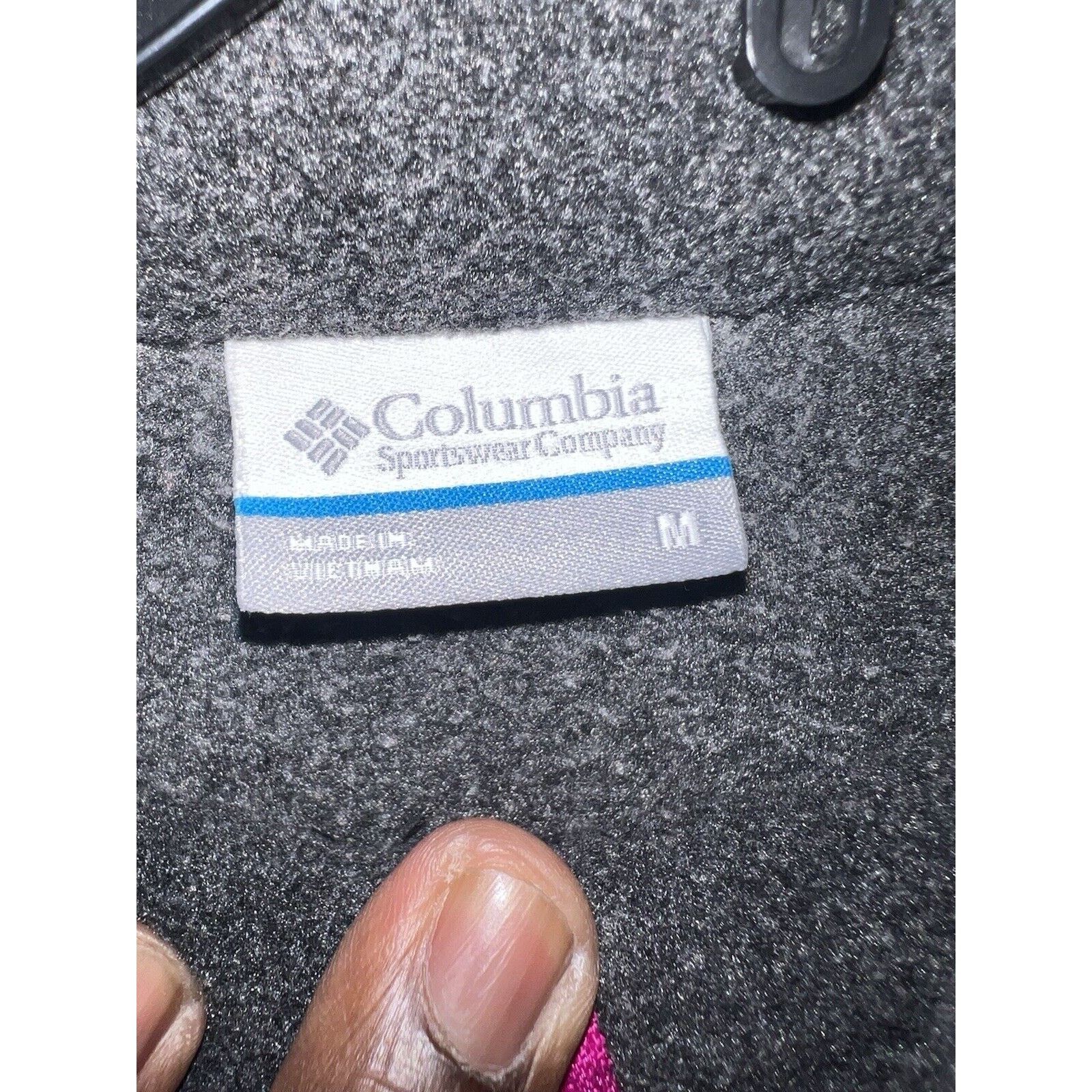 Columbia Columbia Dark Gray and Pink Full Zip Jacket Womens Sz Medium Size M / US 6-8 / IT 42-44 - 5 Thumbnail