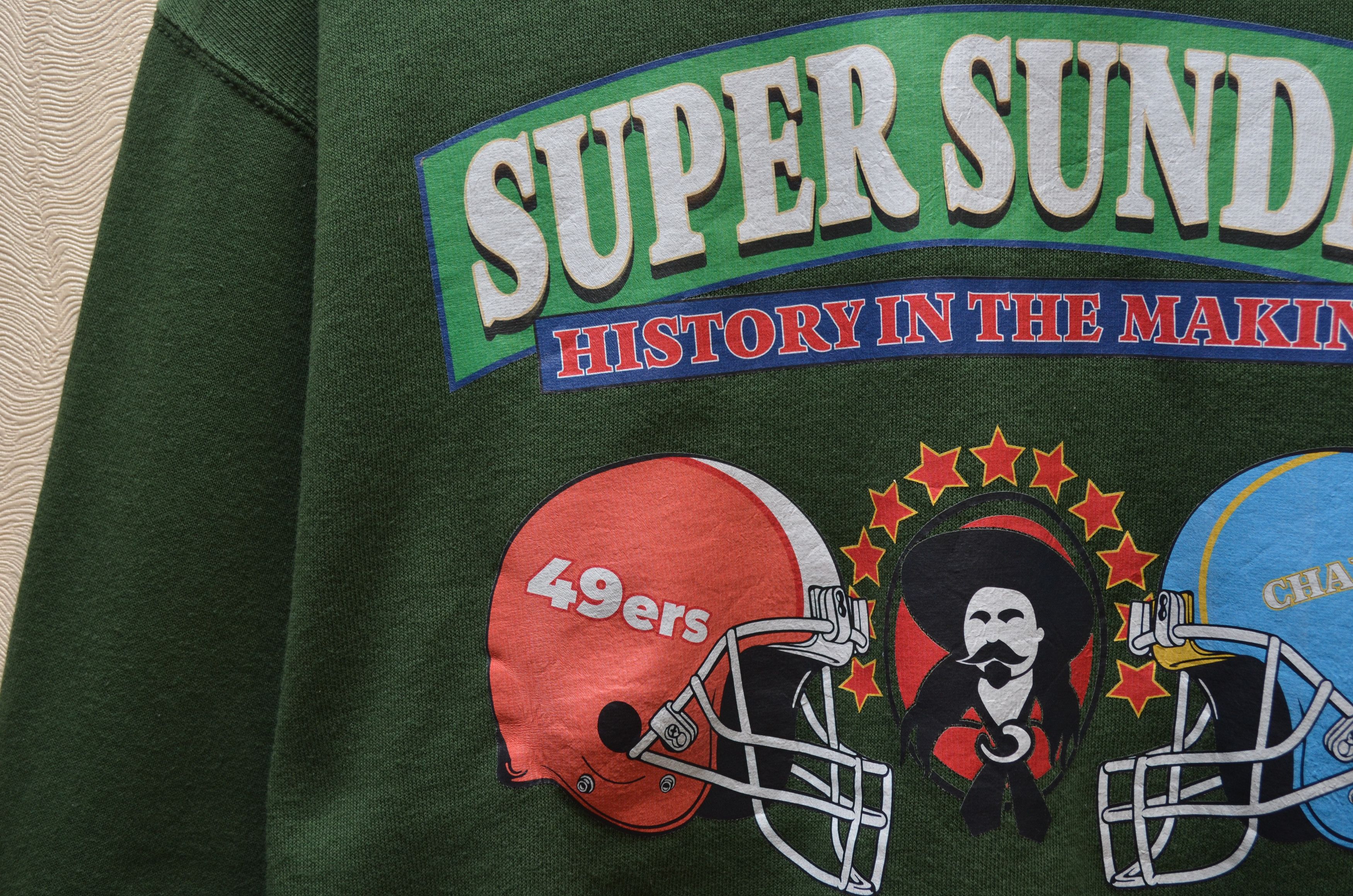 NFL × Vintage Vintage 90s SF 49ers x Chargers Sweatshirt 1995 RARE y2k Size US L / EU 52-54 / 3 - 3 Thumbnail
