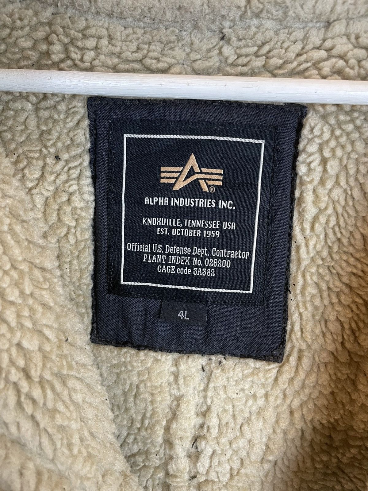 Alpha Industries × Vintage Alpha Industries Sherpa B3 Flight Bomber Jacket Design Size US XXL / EU 58 / 5 - 5 Thumbnail