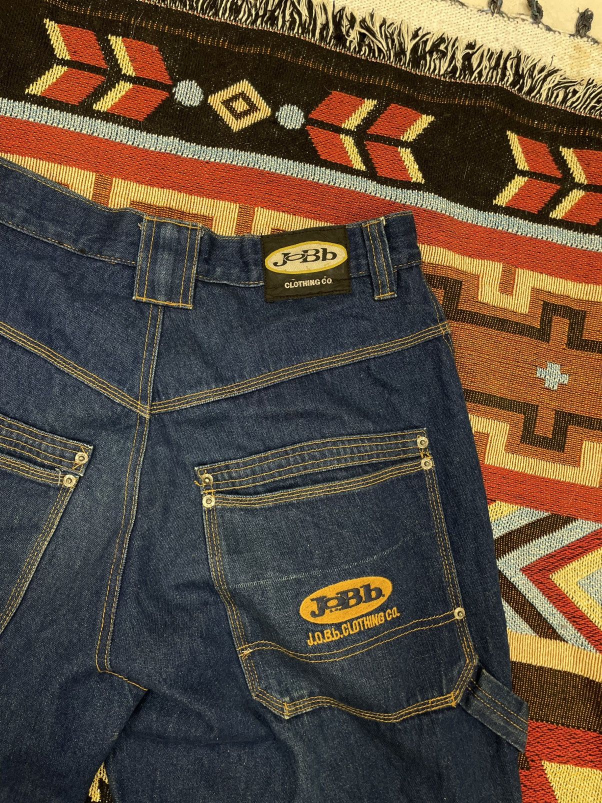 Fubu × Vintage JOBb Vintage Carpenter Pants Y2K Style Size US 31 - 7 Thumbnail