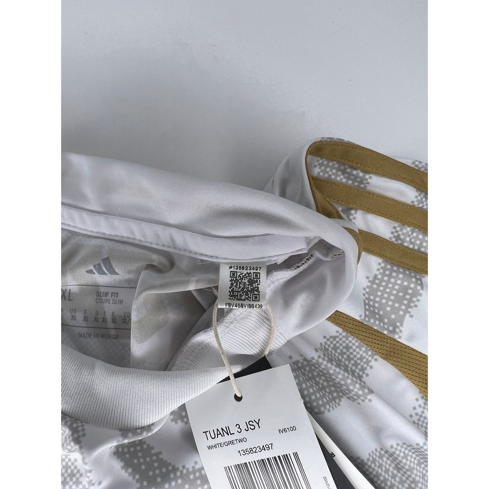 Adidas Adidas Tigres UANL Third Jersey White Gold Size XL Men's Size US XL / EU 56 / 4 - 13 Thumbnail