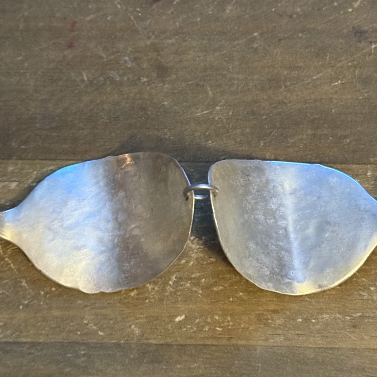 Vintage Vintage silver hammered spoon bracelet Size ONE SIZE - 3 Thumbnail