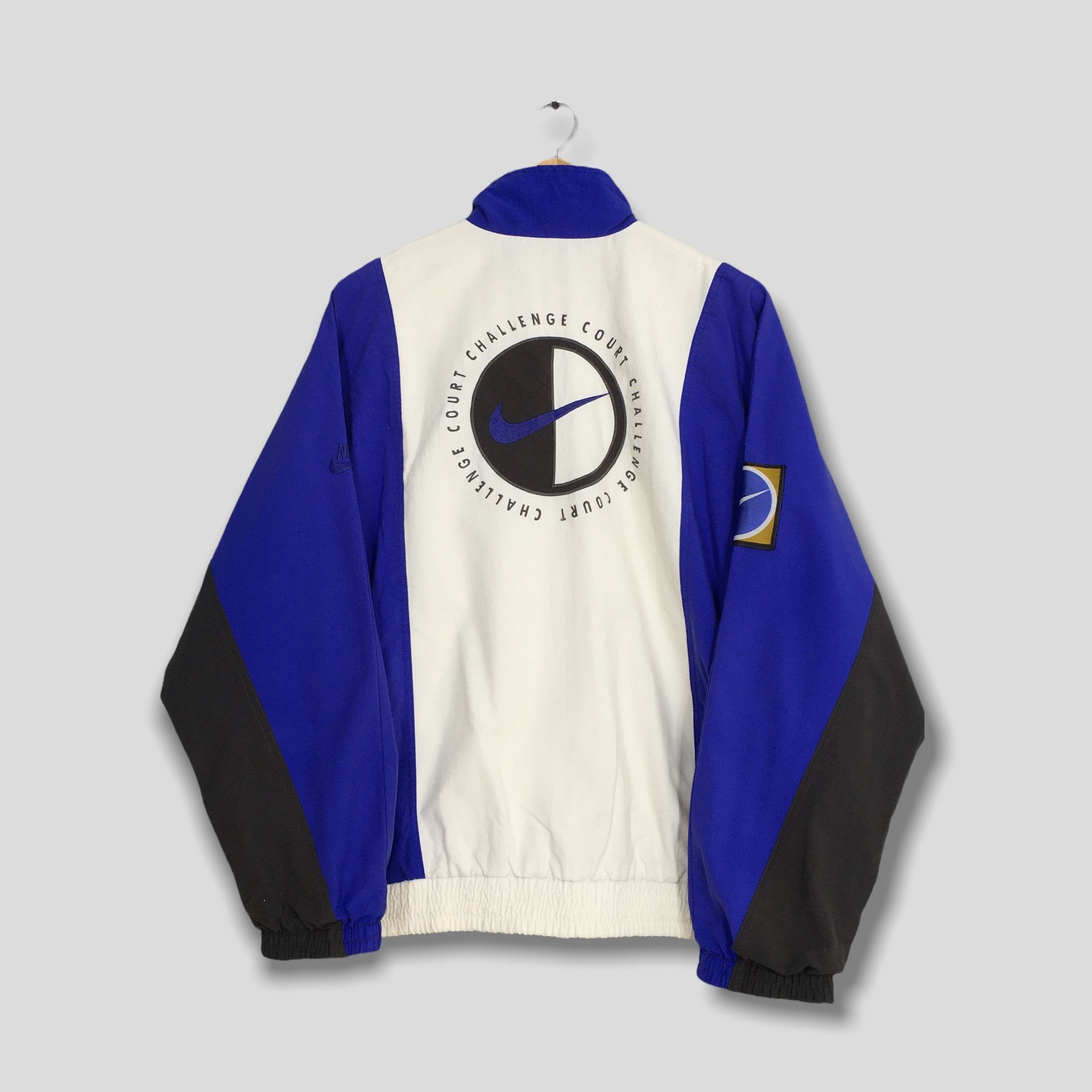 Nike Vintage 90's Nike Challenge Court Windbreaker Jacket Medium Size US M / EU 48-50 / 2 - 9 Thumbnail