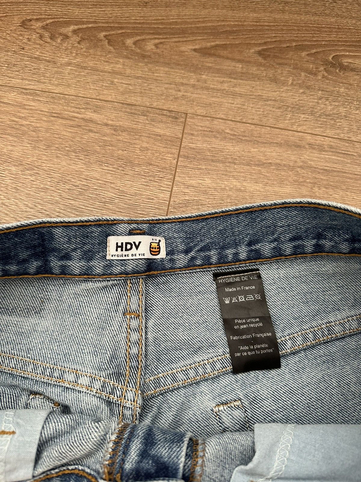 Levi's 🔥VINTAGE 90’S PATCHWORK BAGGY LEVIS JEANS BY HYGIENE DE VIE🔥 Size US 32 / EU 48 - 10 Thumbnail