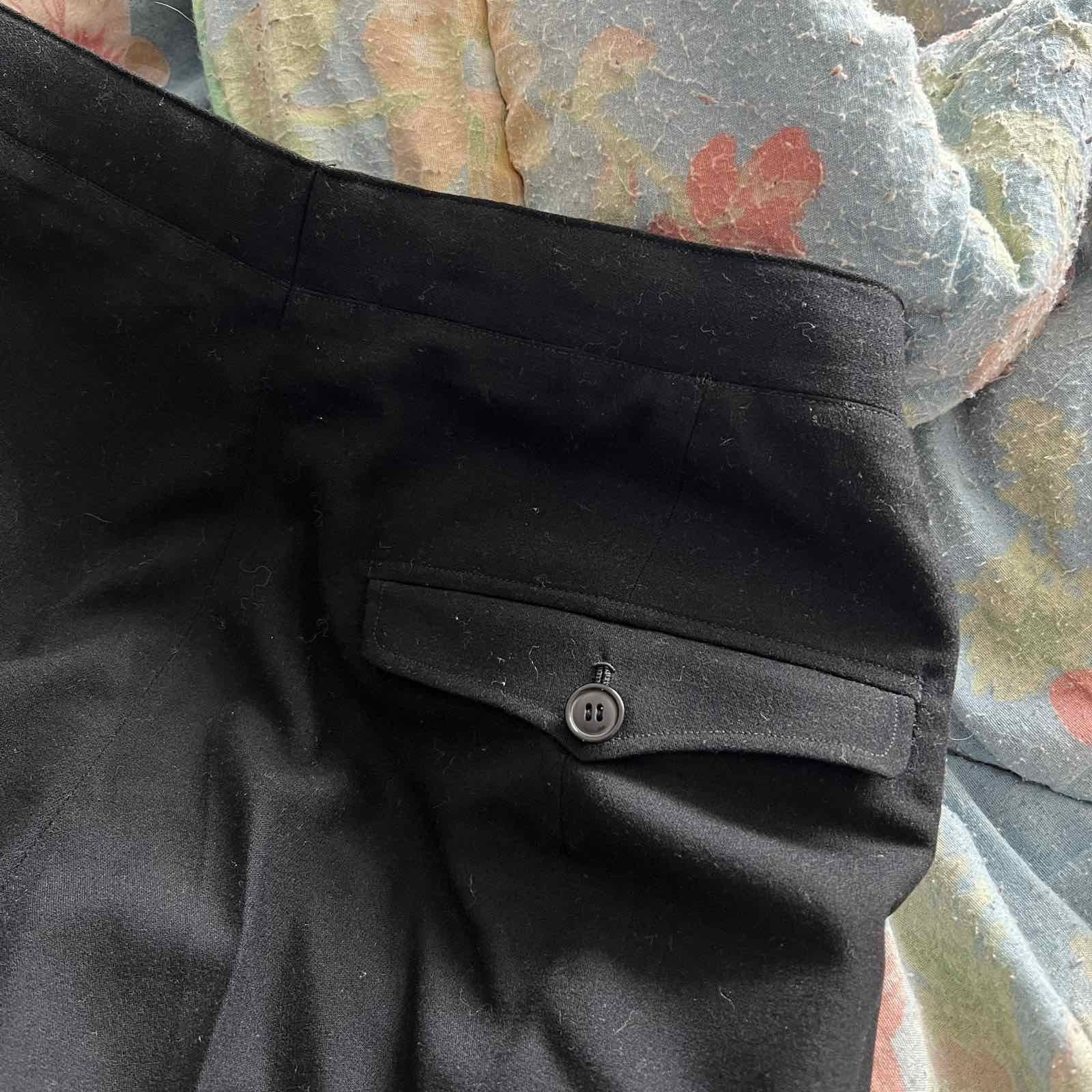 Vintage Antique ≈1940s European Slacks High Waist Trousers Size US 33 - 10 Thumbnail