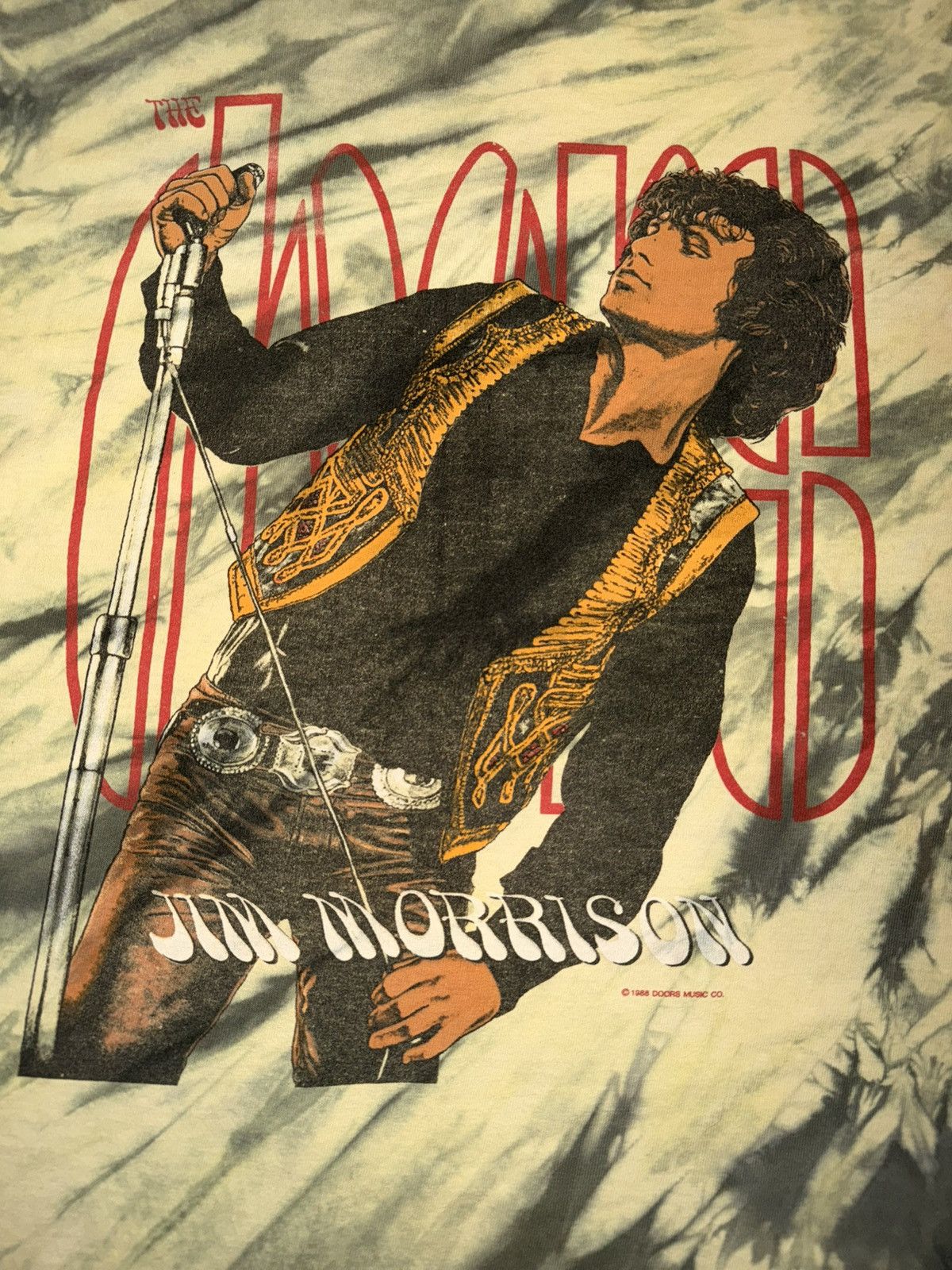 Band Tees Rare Vintage 1988 The Doors Jim Morrison tee Single Stitch Size US L / EU 52-54 / 3 - 4 Thumbnail