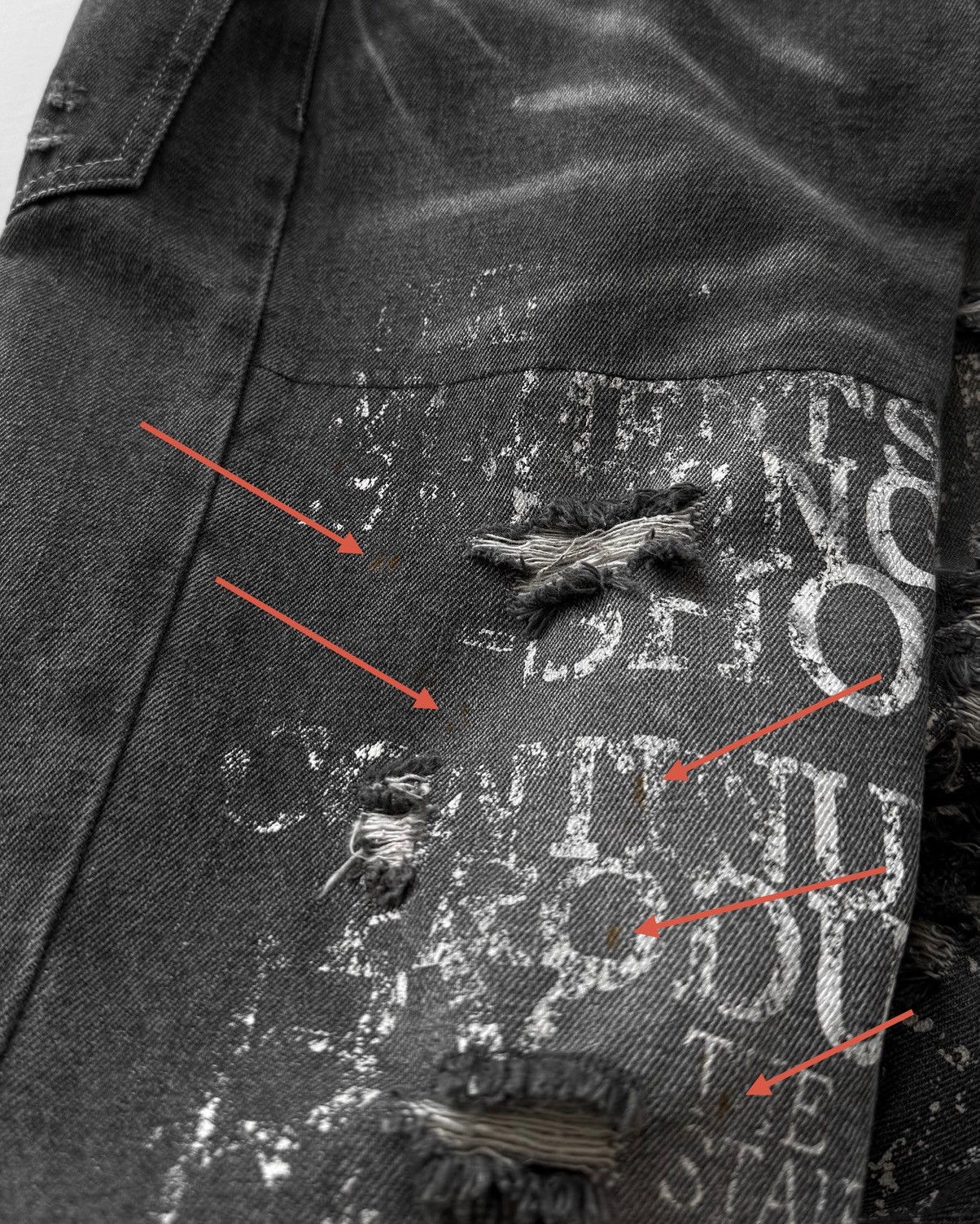 BERNINGS SHO BERNINGS-SHO DISTRESSED FLARE JEANS Size US 29 - 10 Thumbnail