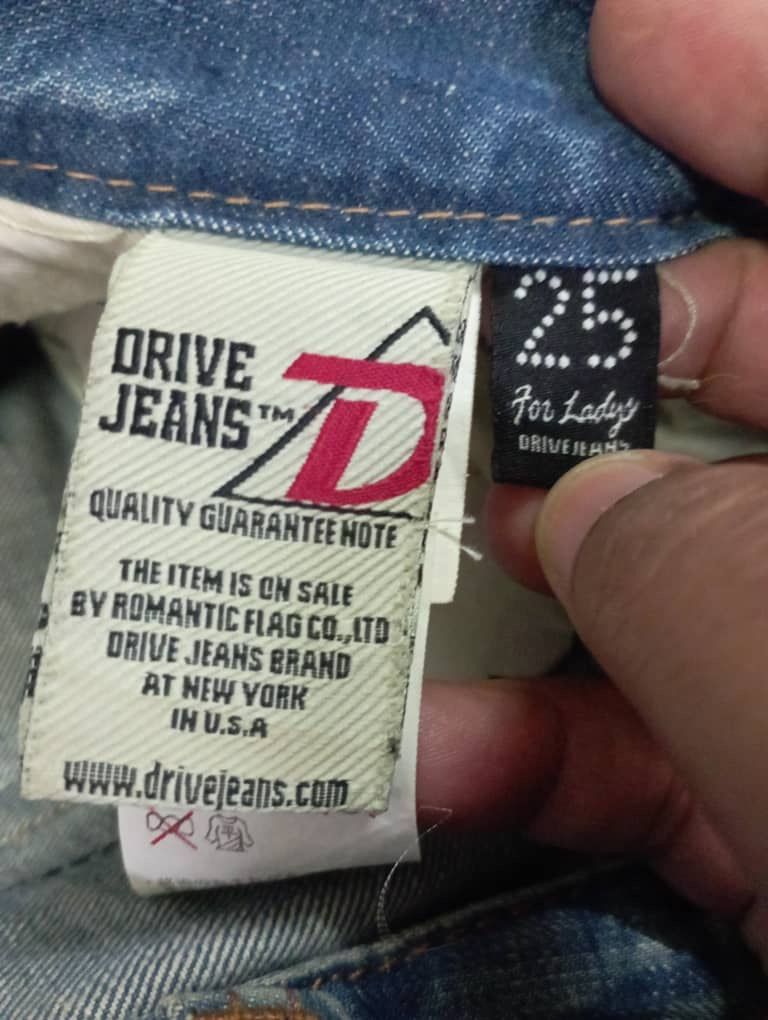 Tornado Mart Flare Jeans Stone Wash Drive Jeans Bootcut Low Rise Jeans Size 25" / US 0 / IT 36 - 9 Thumbnail