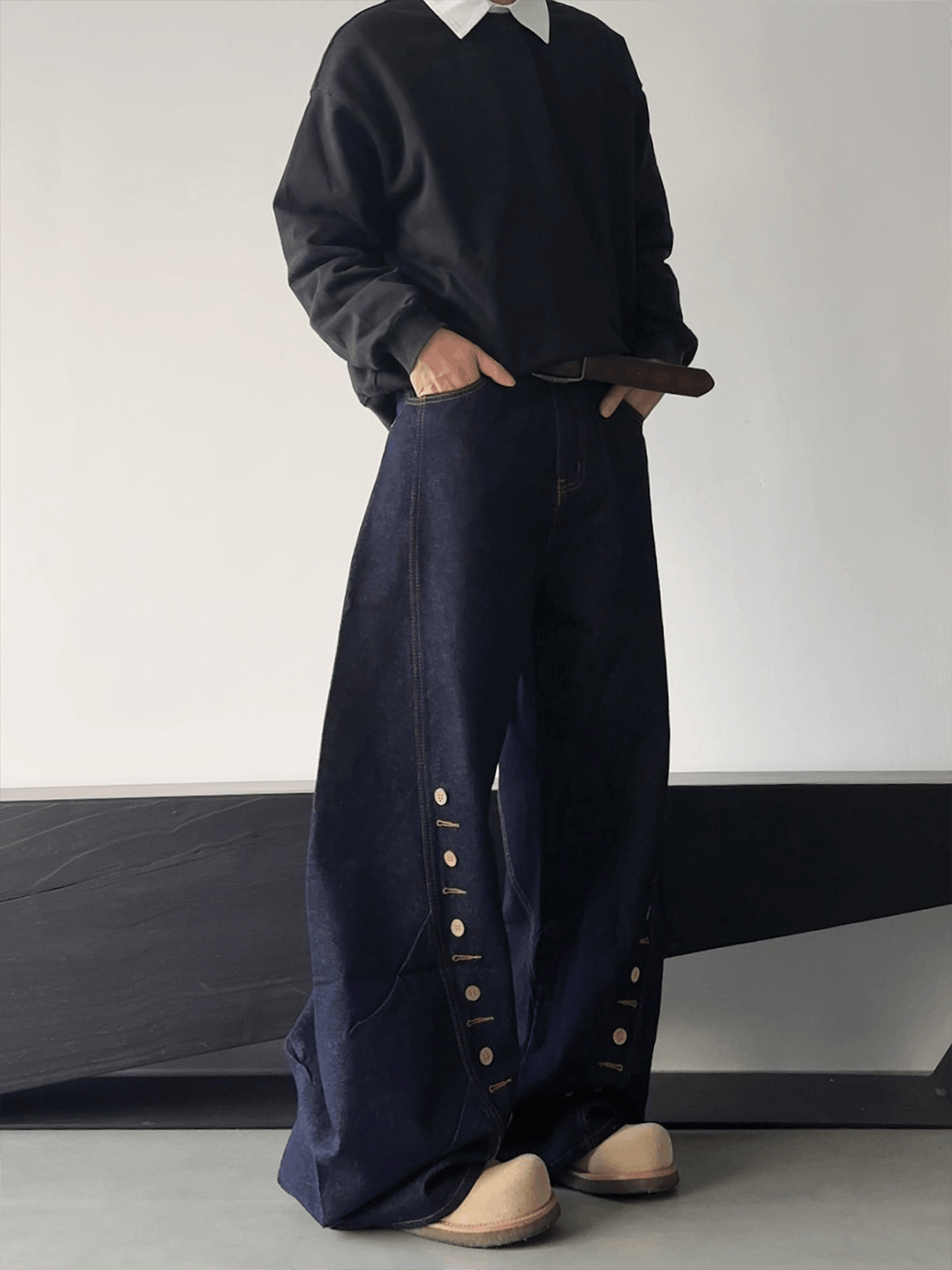 Other Baggy Flare Jeans, Wide Leg Jeans Size US 32 / EU 48 - 4 Thumbnail