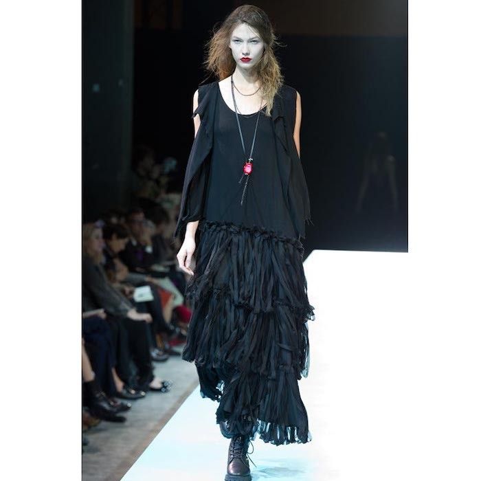 Yohji Yamamoto Yohji Yamamoto Femme - Raw Edge Sleeveless Blouse Top Black Size XS / US 0-2 / IT 36-38 - 1 Thumbnail