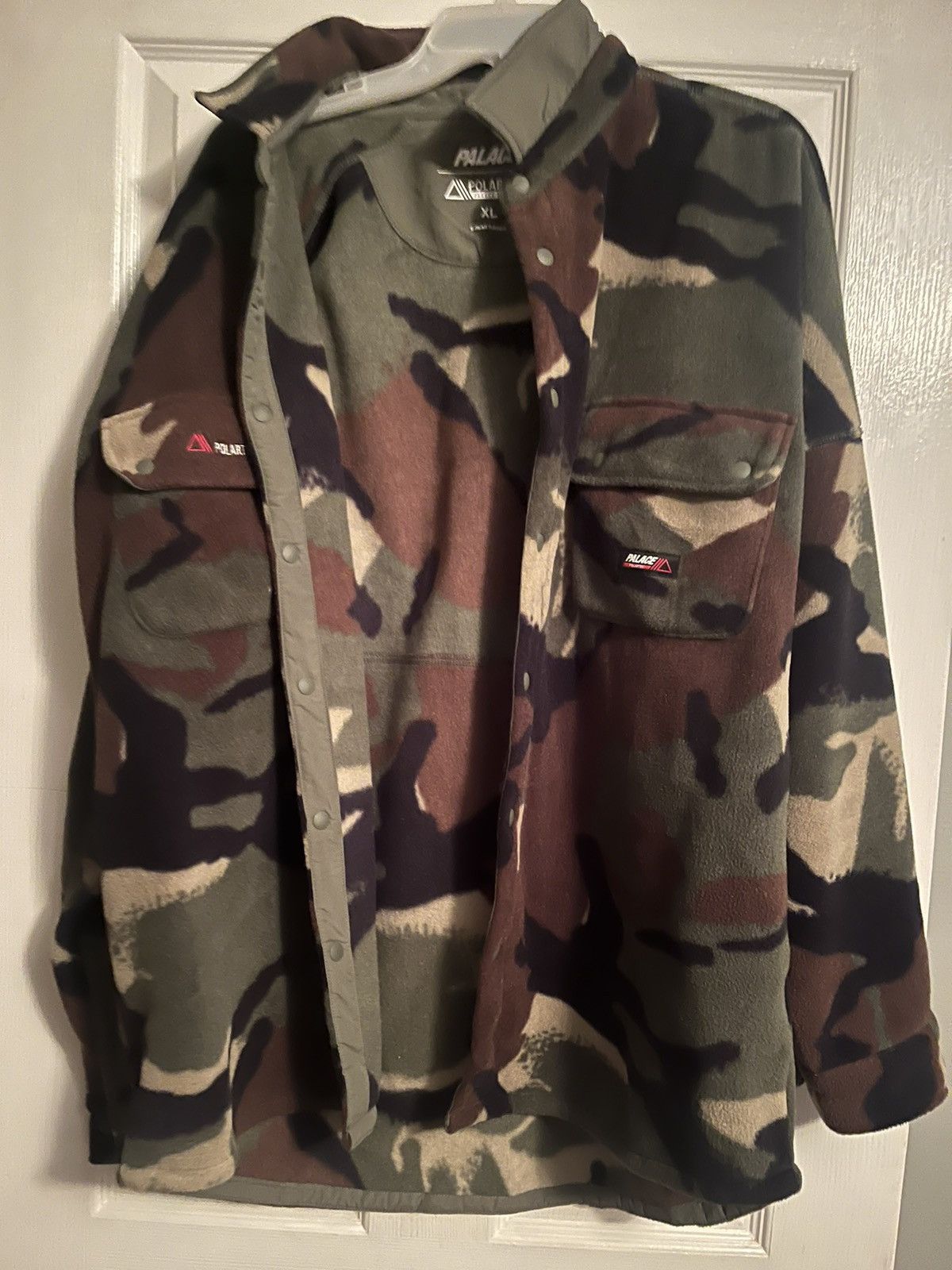 Image of Palace Polar Tec Fleece Camo Size Xl, Men's