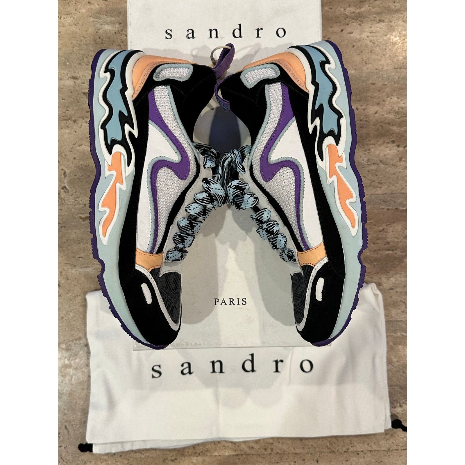 Sandro NEW Sandro Flame Fashion Sneakers size 36/ US 5 Size US 5 / IT 35 - 4 Thumbnail