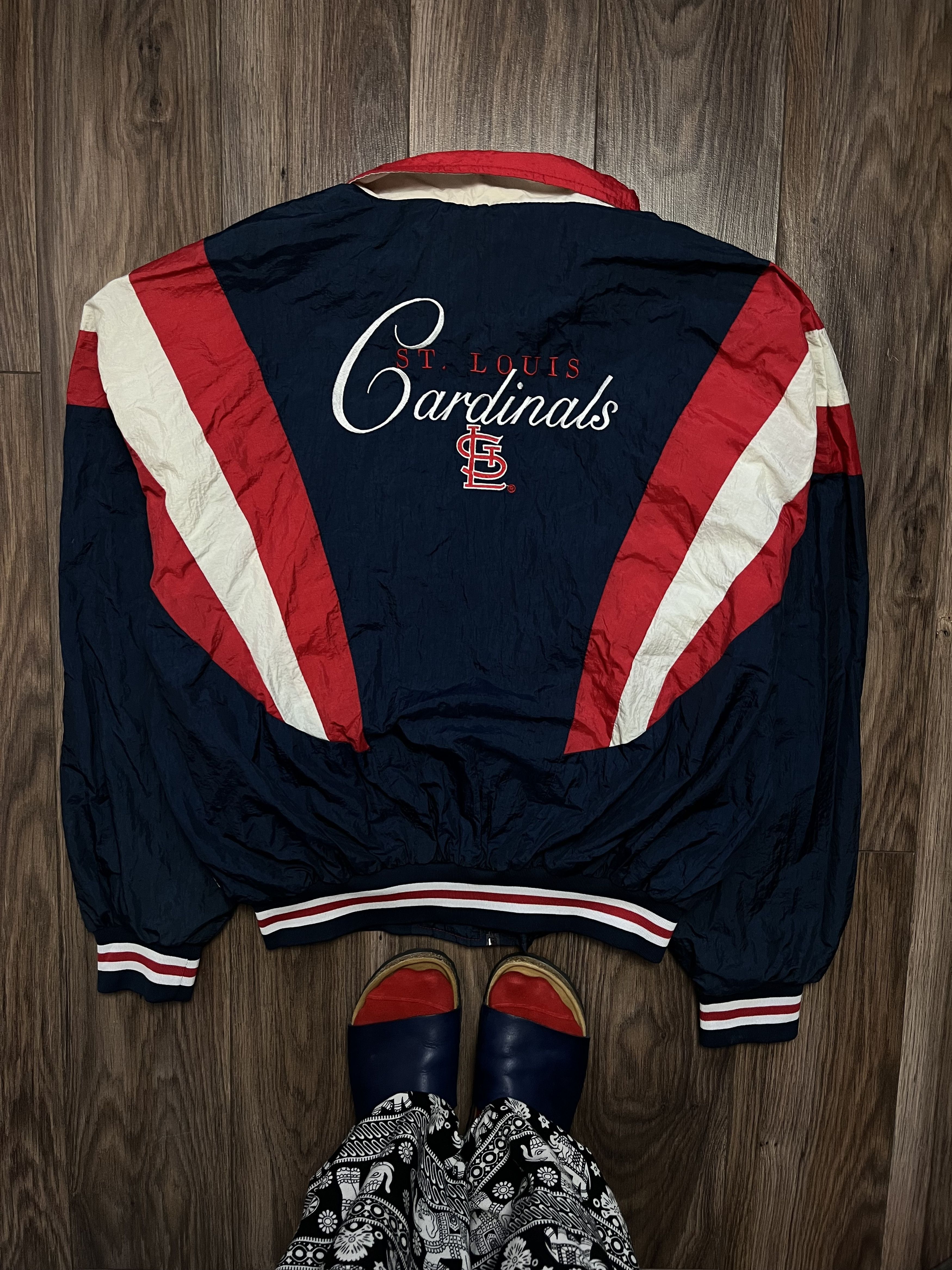 MLB × Vintage Vintage 90s St. Louis Cardinals Retro Jacket Made in Korea Size US XL / EU 56 / 4 - 9 Thumbnail
